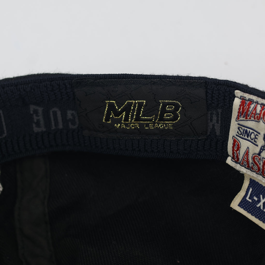 San Diego Padres Black & Gold Flexfit Thrifted Cap - SD Logo with Side Patch L-XXL