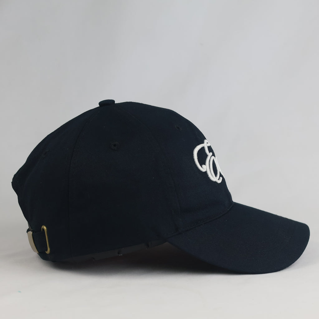 Thrifted Eagle Script Embroidered Cotton Dad Hat (Size 57–59 cm) | 10876
