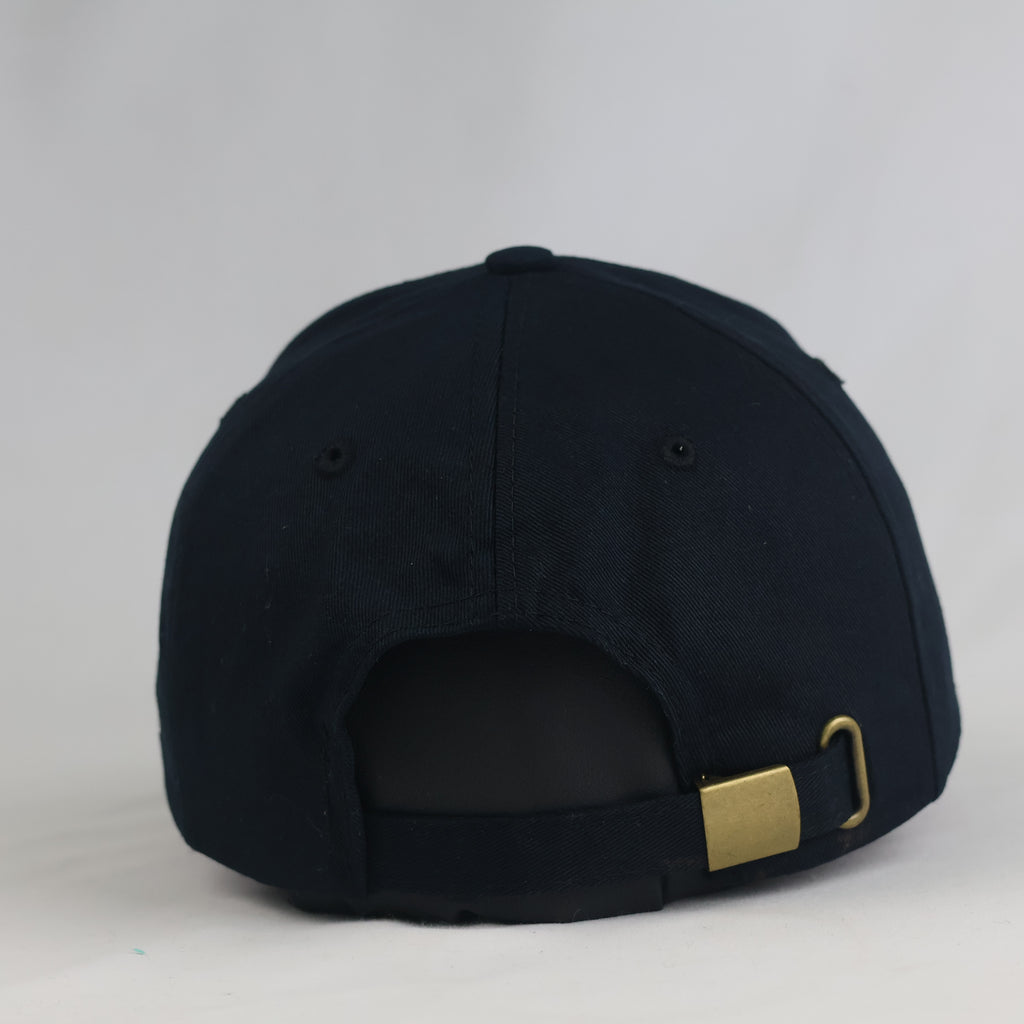 Thrifted Eagle Script Embroidered Cotton Dad Hat (Size 57–59 cm) | 10876