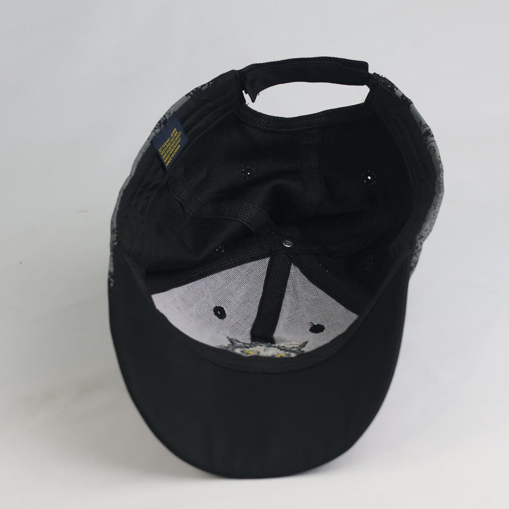 thrifted Mauer Häuser Graphic Print Wolf Baseball Cap (57-58cm) | 11005