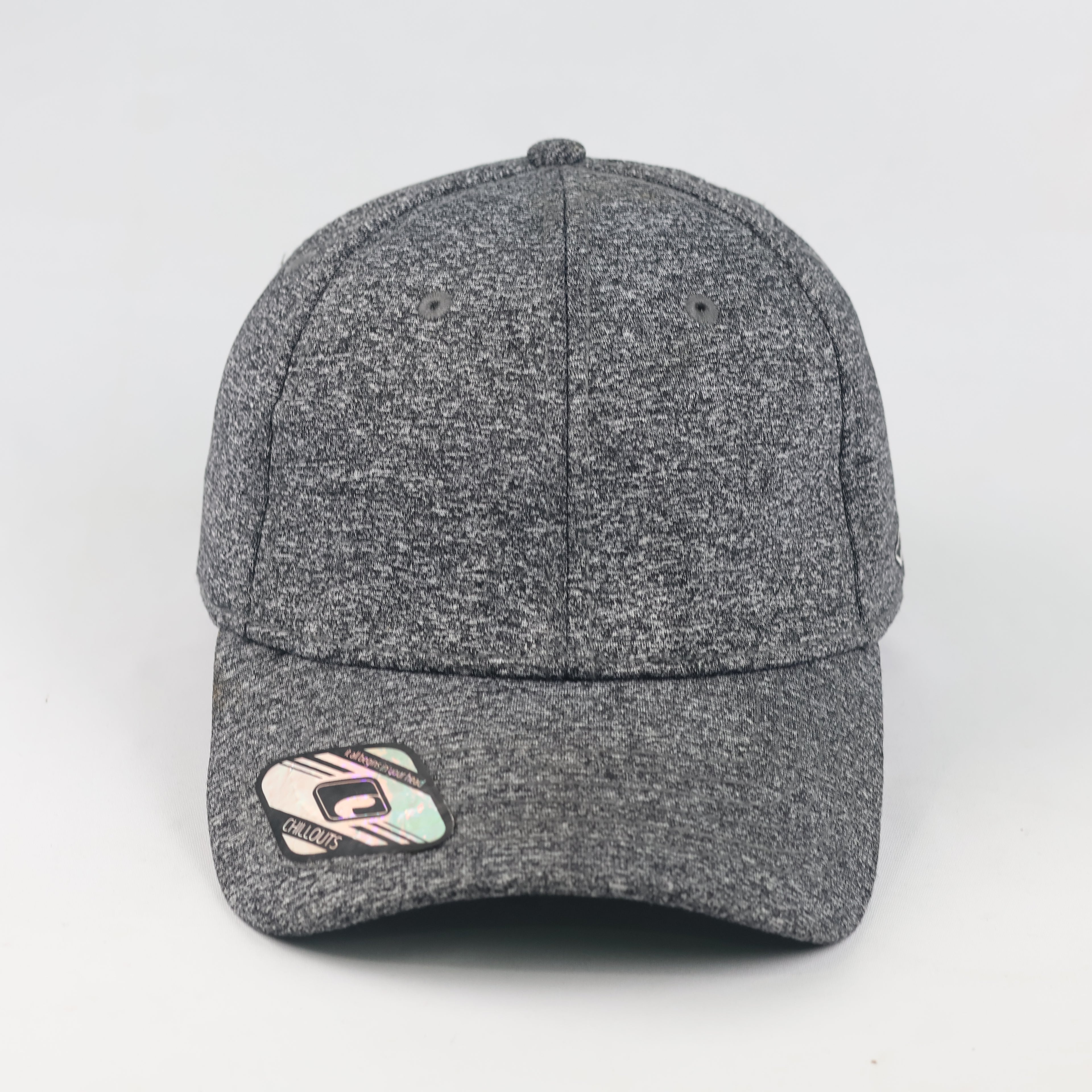 Thrifted Chillouts Heathered Grey Curved Visor Cap - Size 60-61cm