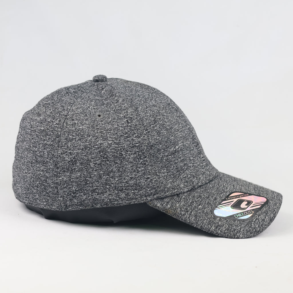 Thrifted Chillouts Heathered Grey Curved Visor Cap - Size 60-61cm