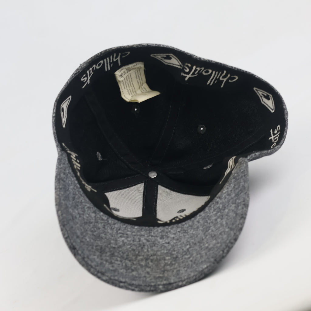 Thrifted Chillouts Heathered Grey Curved Visor Cap - Size 60-61cm