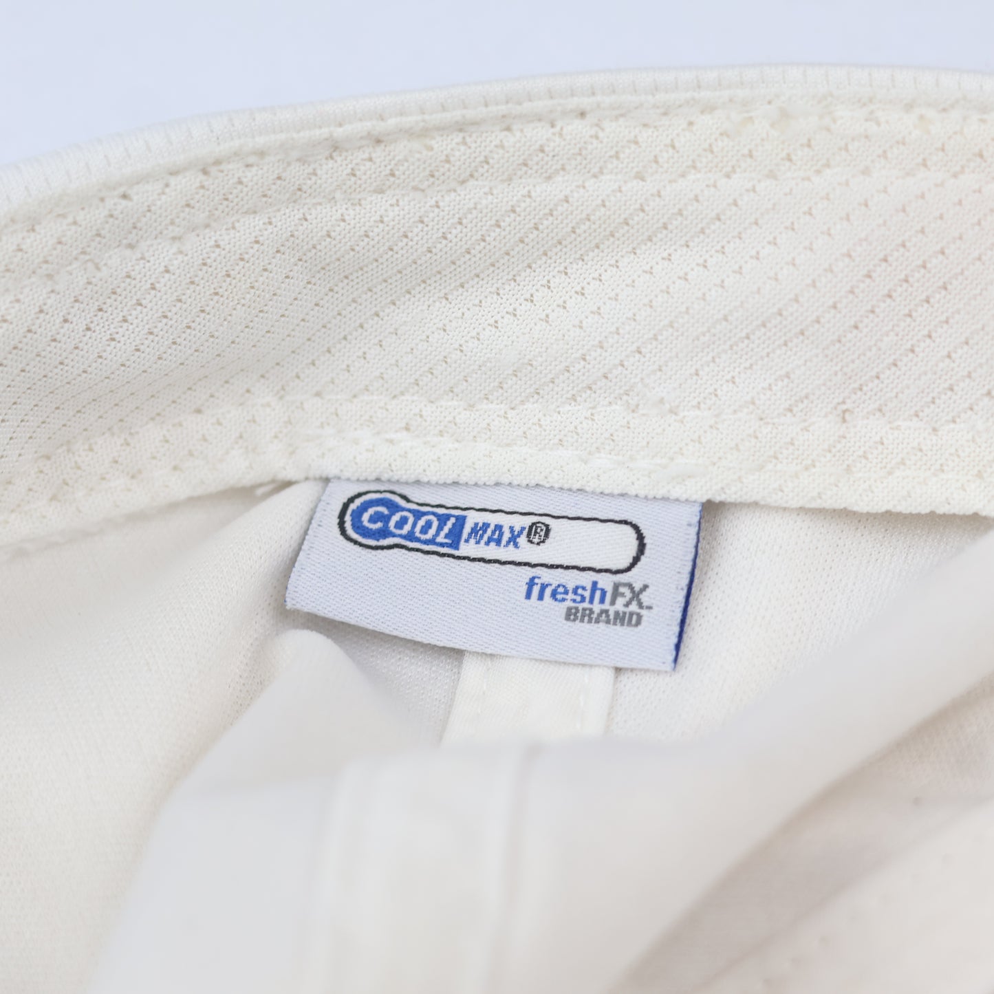 FILA Italia CoolMax Performance Thrifted Baseball Cap - White Sport Hat