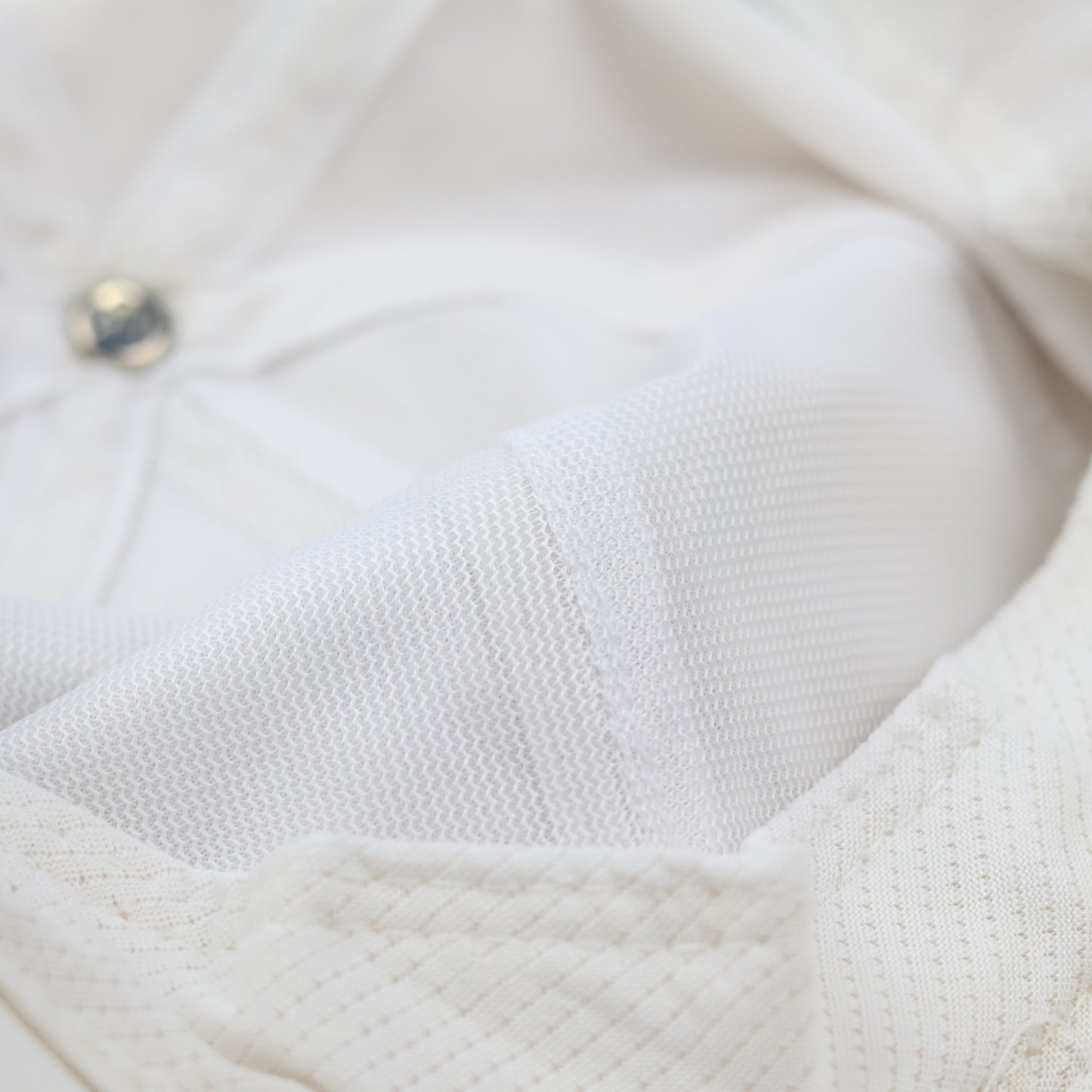 FILA Italia CoolMax Performance Thrifted Baseball Cap - White Sport Hat