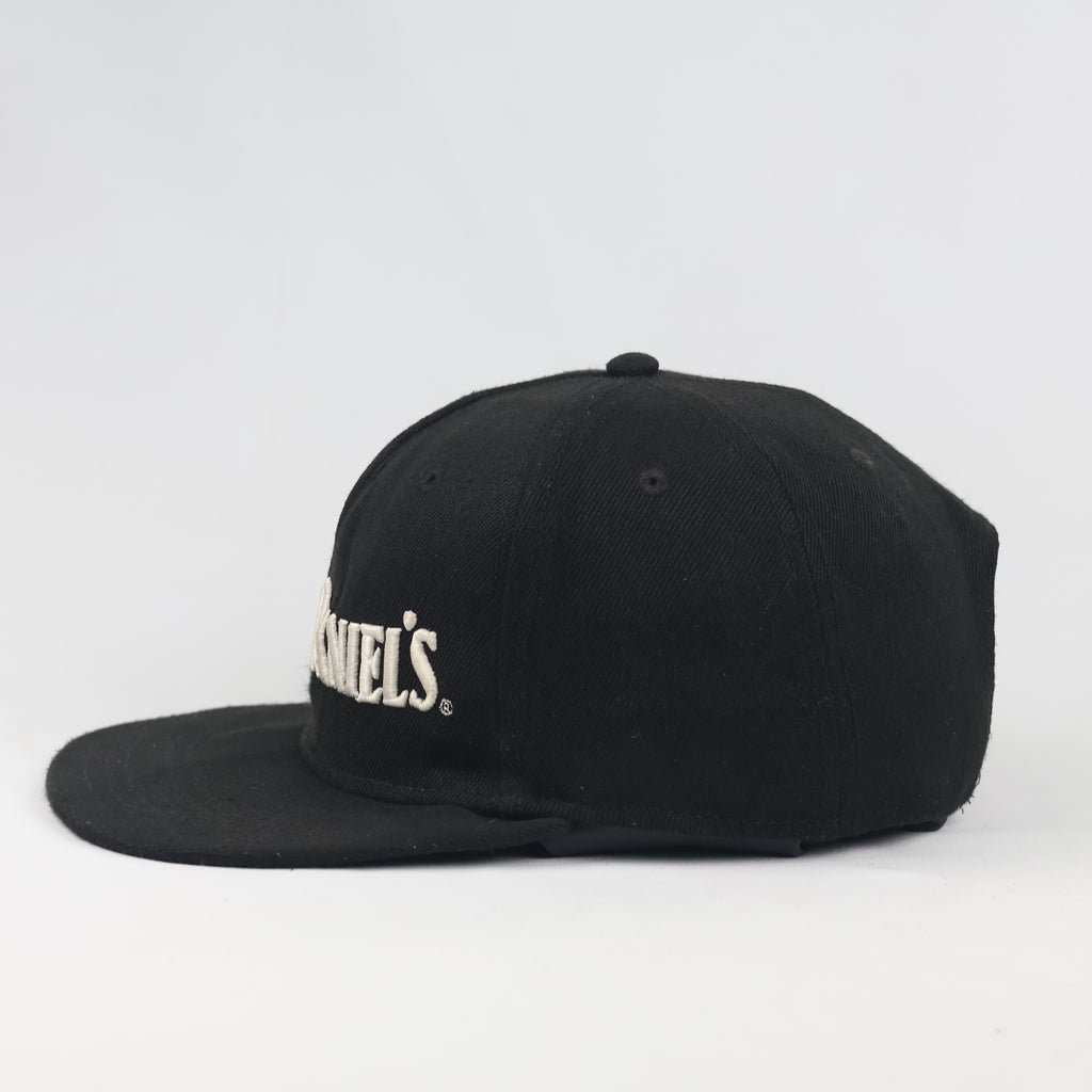 Thrifted Jack Daniel's Whiskey Embroidered Flat Brim Cap - Size 56-58cm