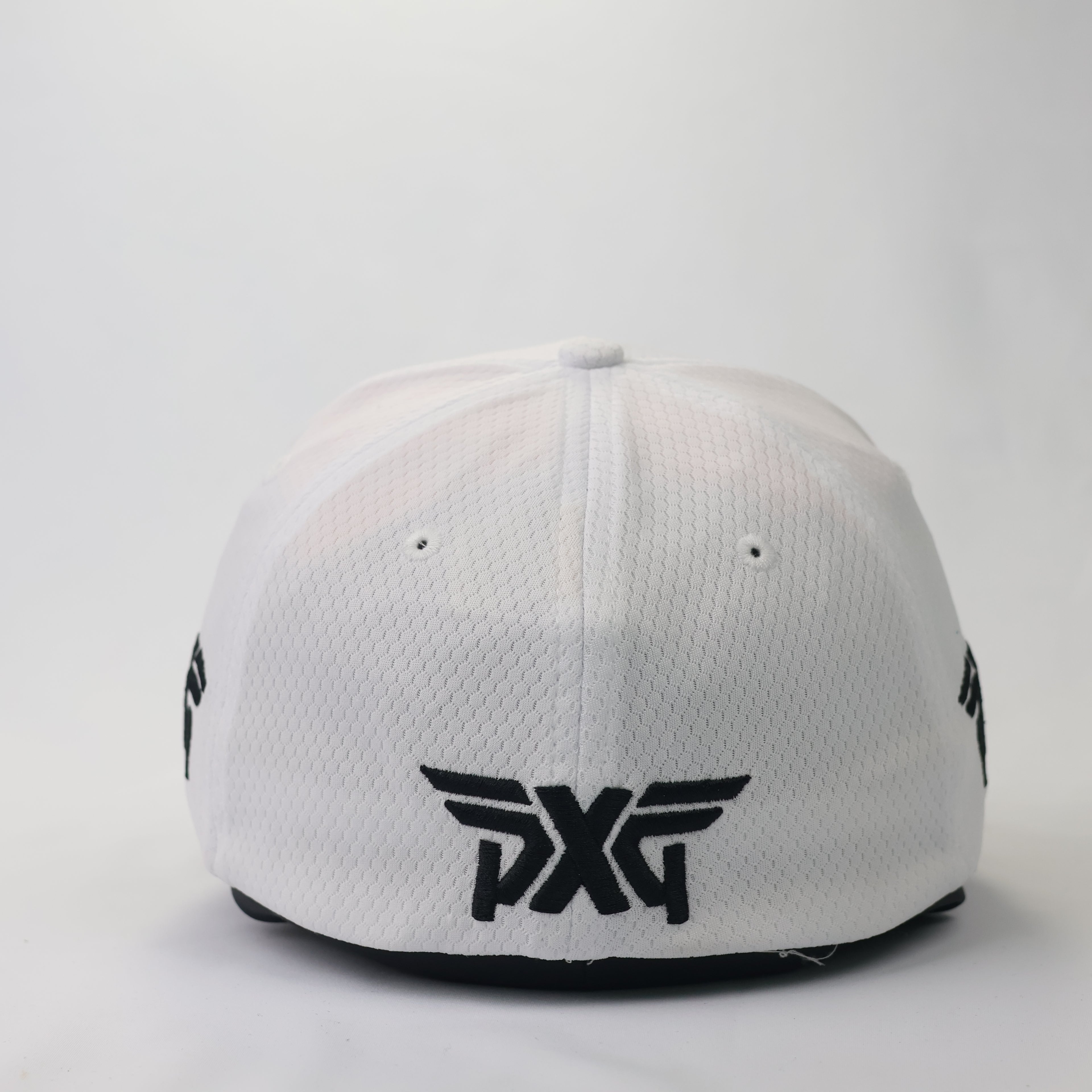 PXG Golf Luxury Thrifted Hat - White Performance Mesh