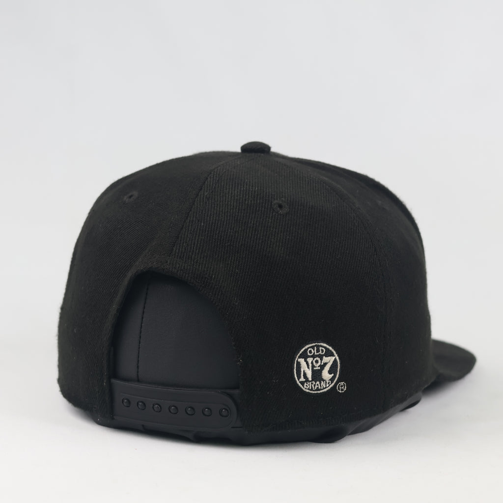 Thrifted Jack Daniel's Whiskey Embroidered Flat Brim Cap - Size 56-58cm