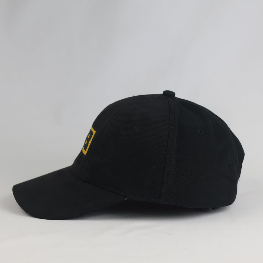 Thrifted Black Embroidered 'B' Logo Baseball Cap (57-59 cm) | 11013