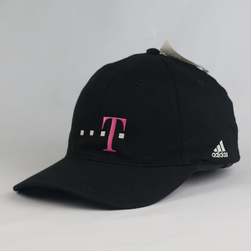 Thrifted Vintage Adidas T-Mobile Black Cotton Snapback Hat (Size 56–57 cm) | 11001