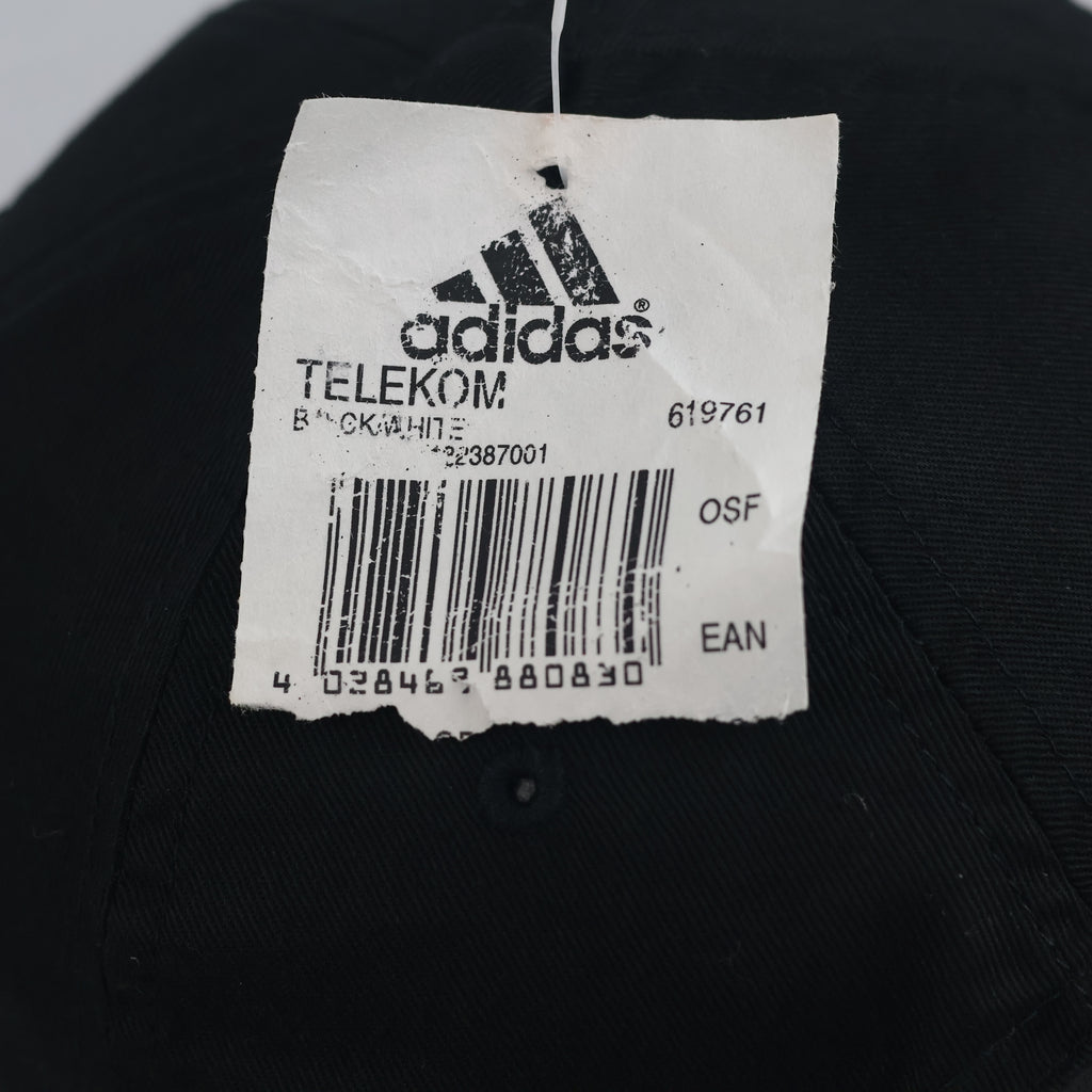 Thrifted Vintage Adidas T-Mobile Black Cotton Snapback Hat (Size 56–57 cm) | 11001