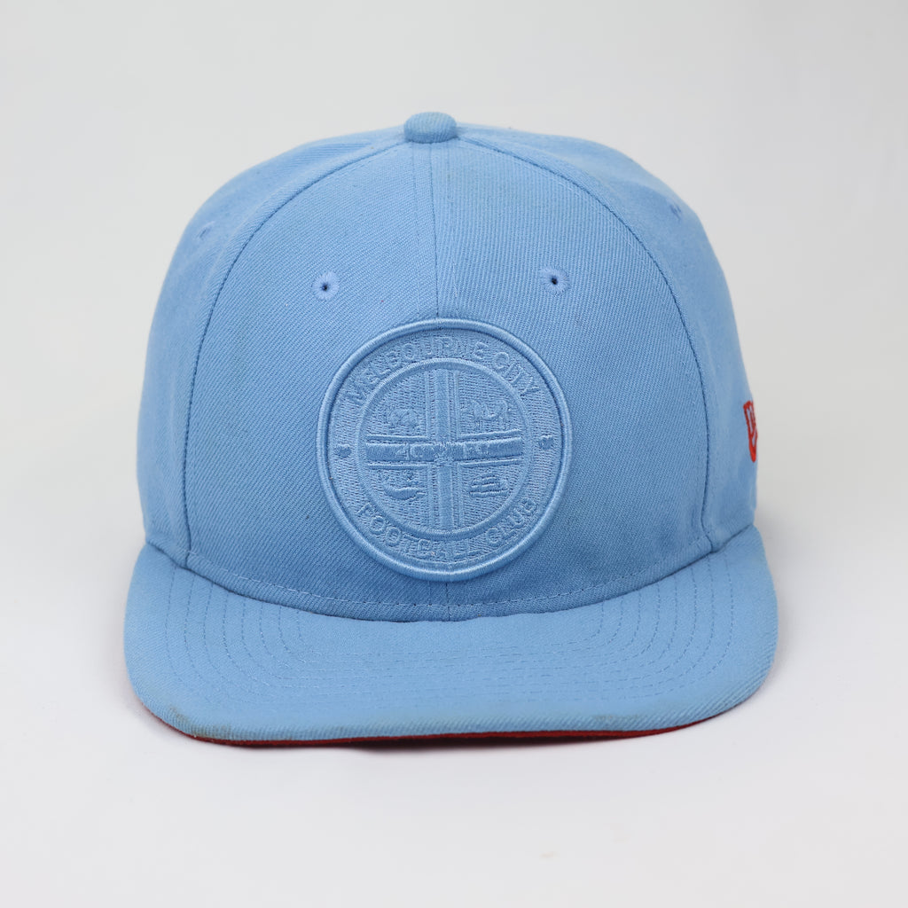 New Era 9FIFTY Melbourne City FC Thrifted  Snapback Hat - Sky Blue/Red