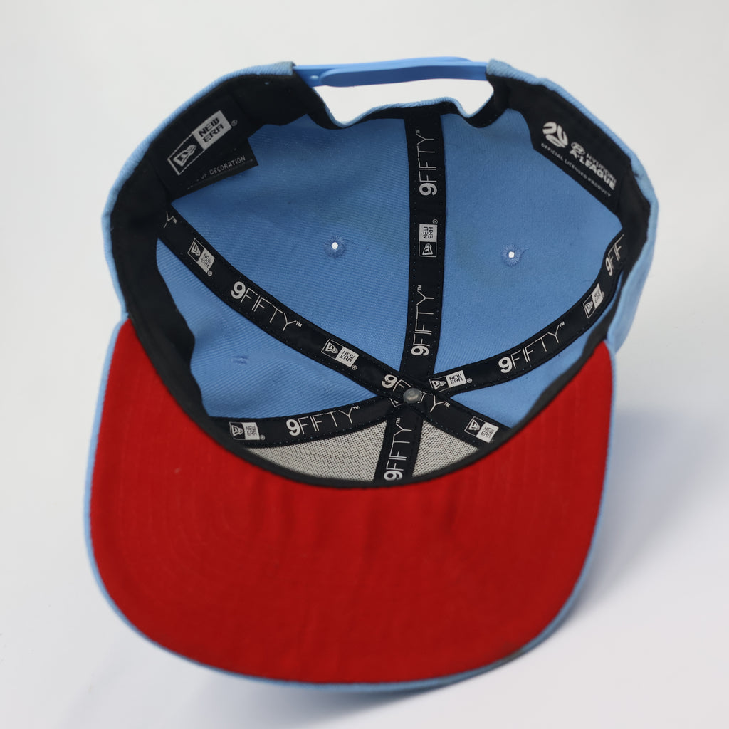 New Era 9FIFTY Melbourne City FC Thrifted  Snapback Hat - Sky Blue/Red