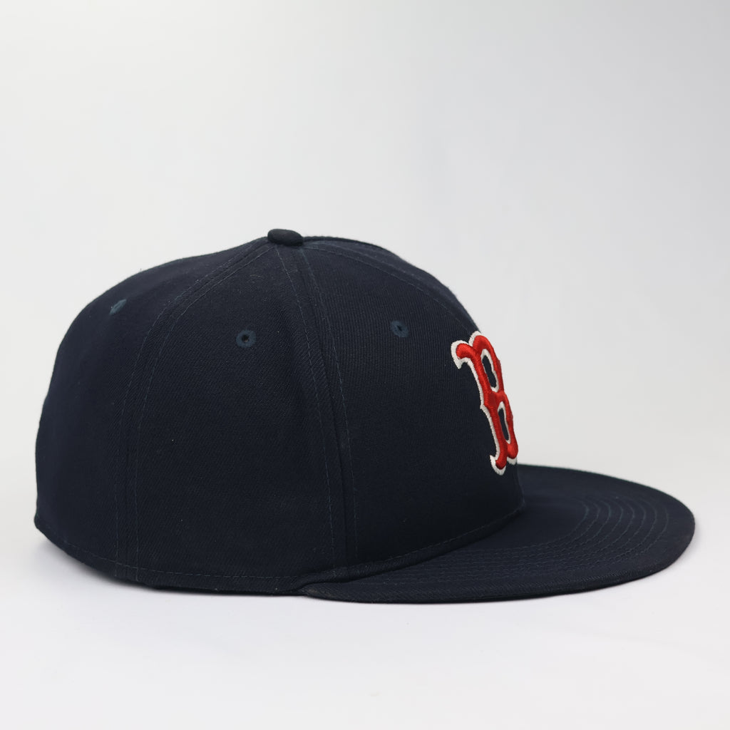 Authentic Boston Red Sox Navy Blue Fitted Thrifted Cap | New Era 59FIFTY