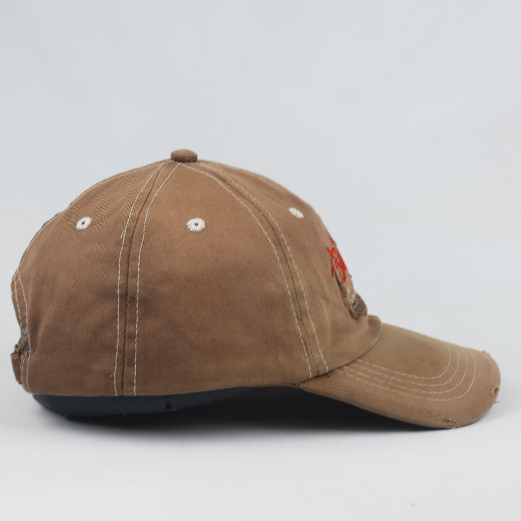 Thrifted Vintage Billabong Brown Distressed Dad Hat - Size 56-58cm