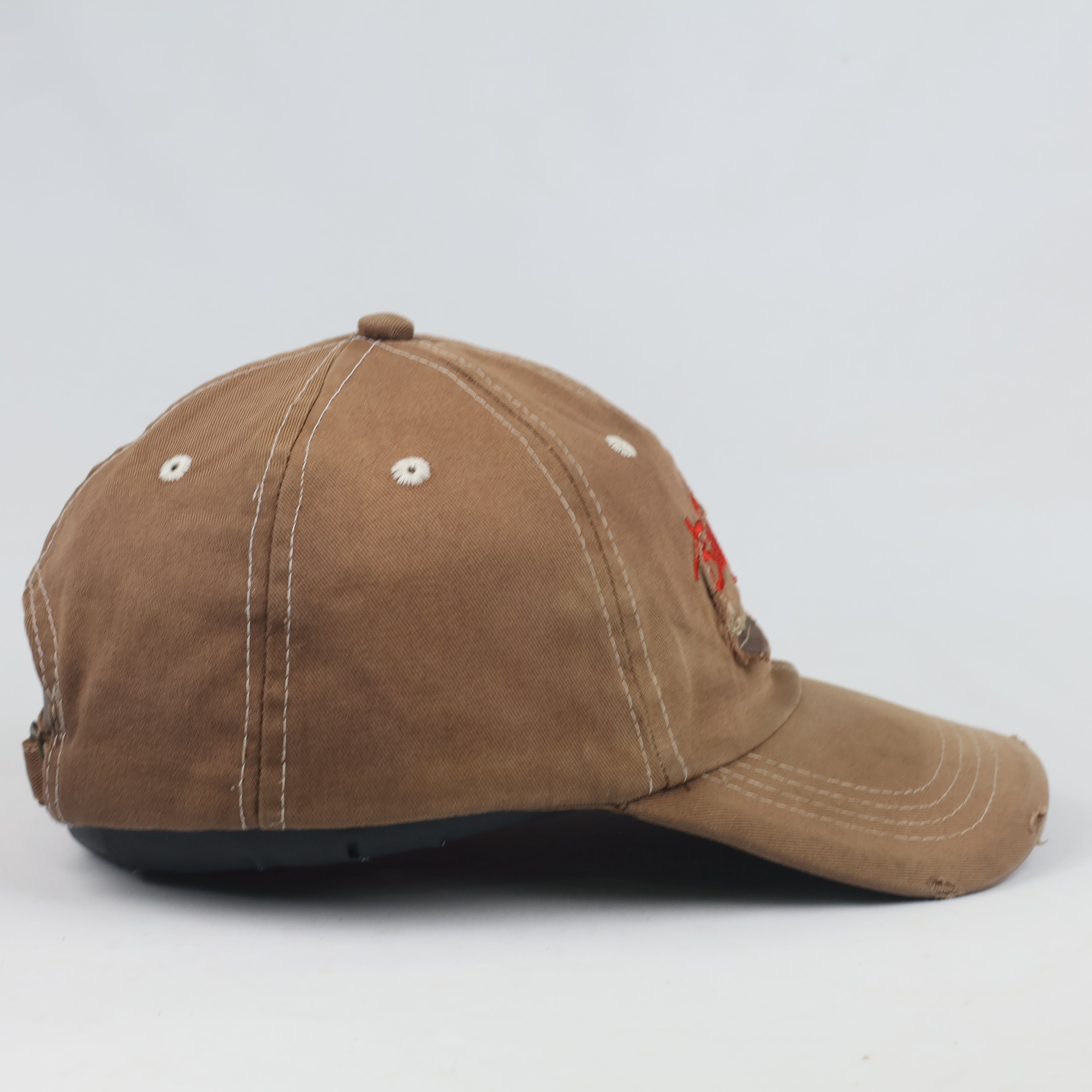 Thrifted Vintage Billabong Brown Distressed Dad Hat - Size 56-58cm