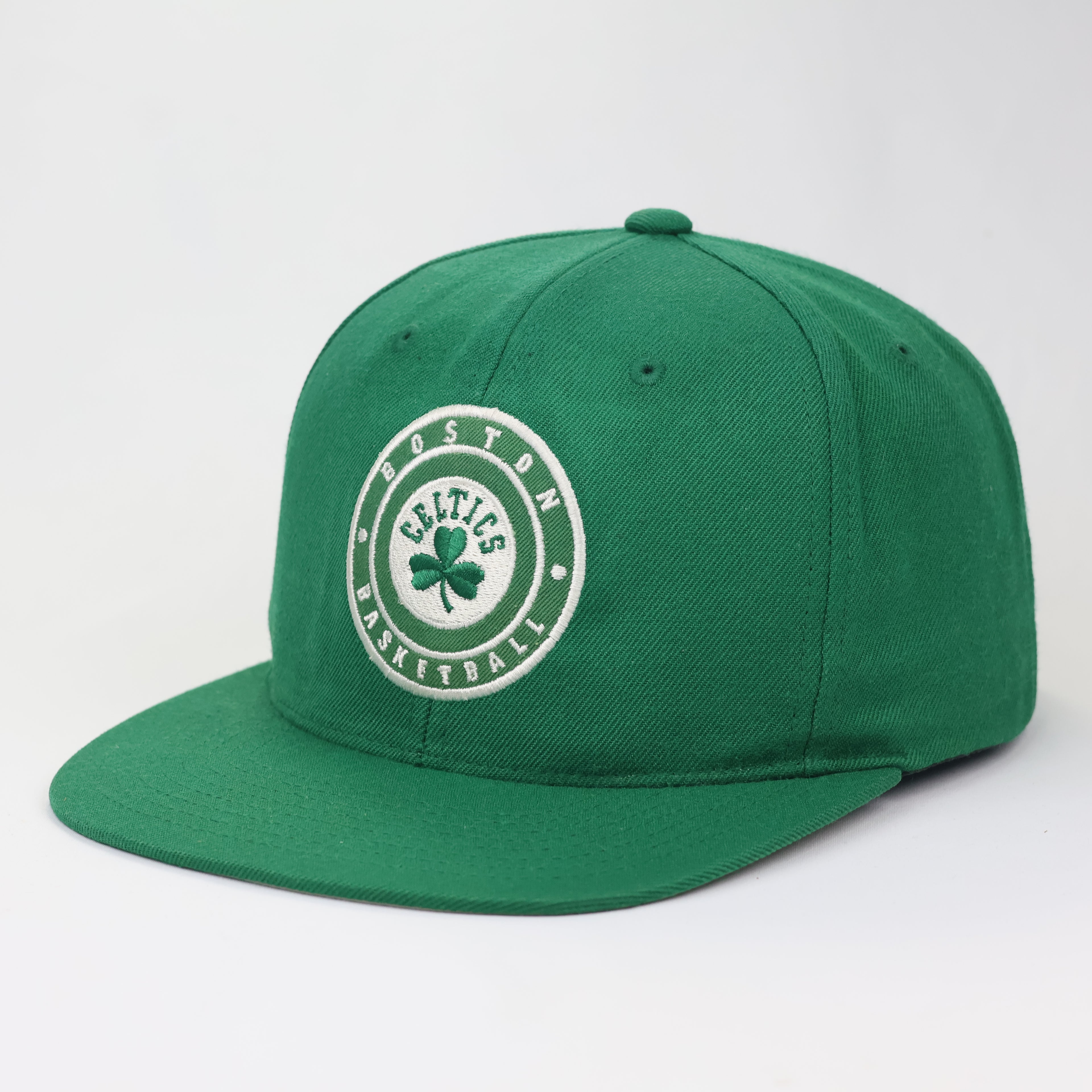 Vintage Style Boston Celtics Basketball Crest Thrifted Snapback | Mitchell & Ness