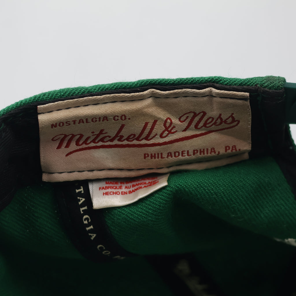 Vintage Style Boston Celtics Basketball Crest Thrifted Snapback | Mitchell & Ness