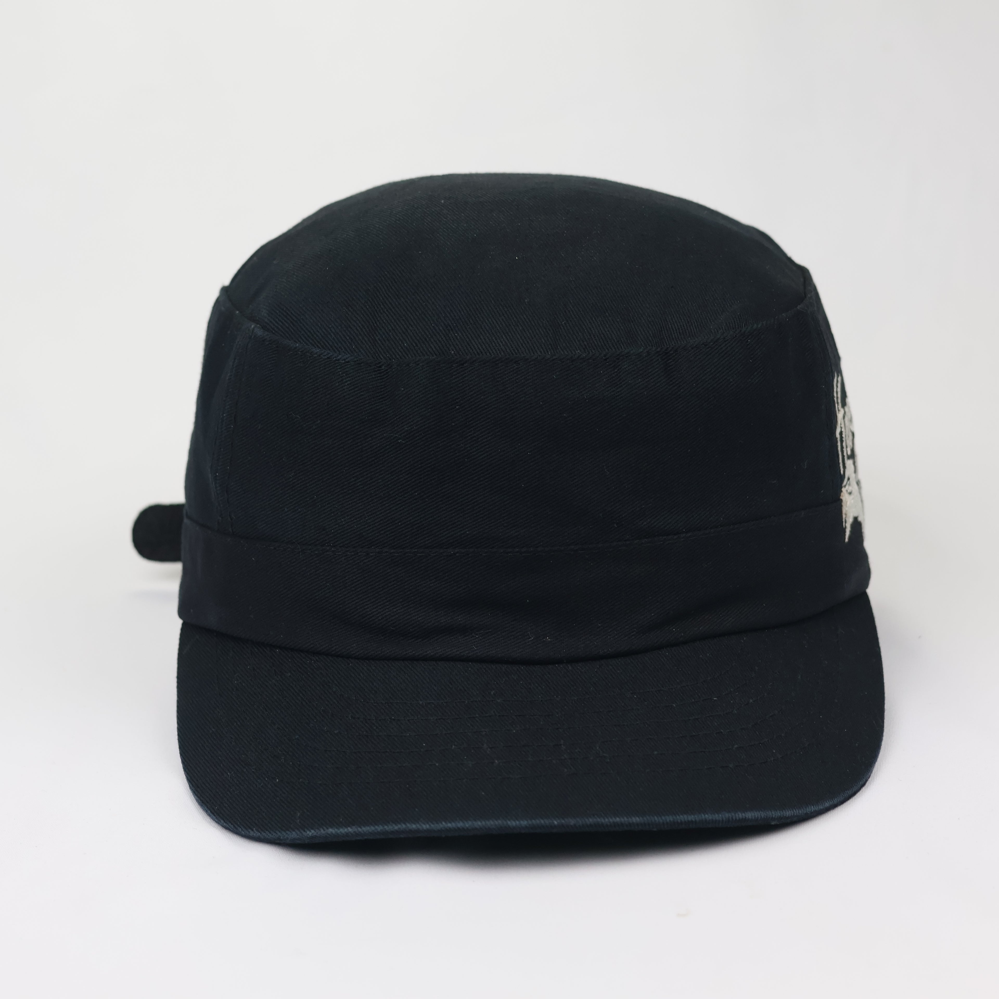 Heavenhall Quality Black Cotton Cadet Hat - Eagle Graphic Streetwear Cap