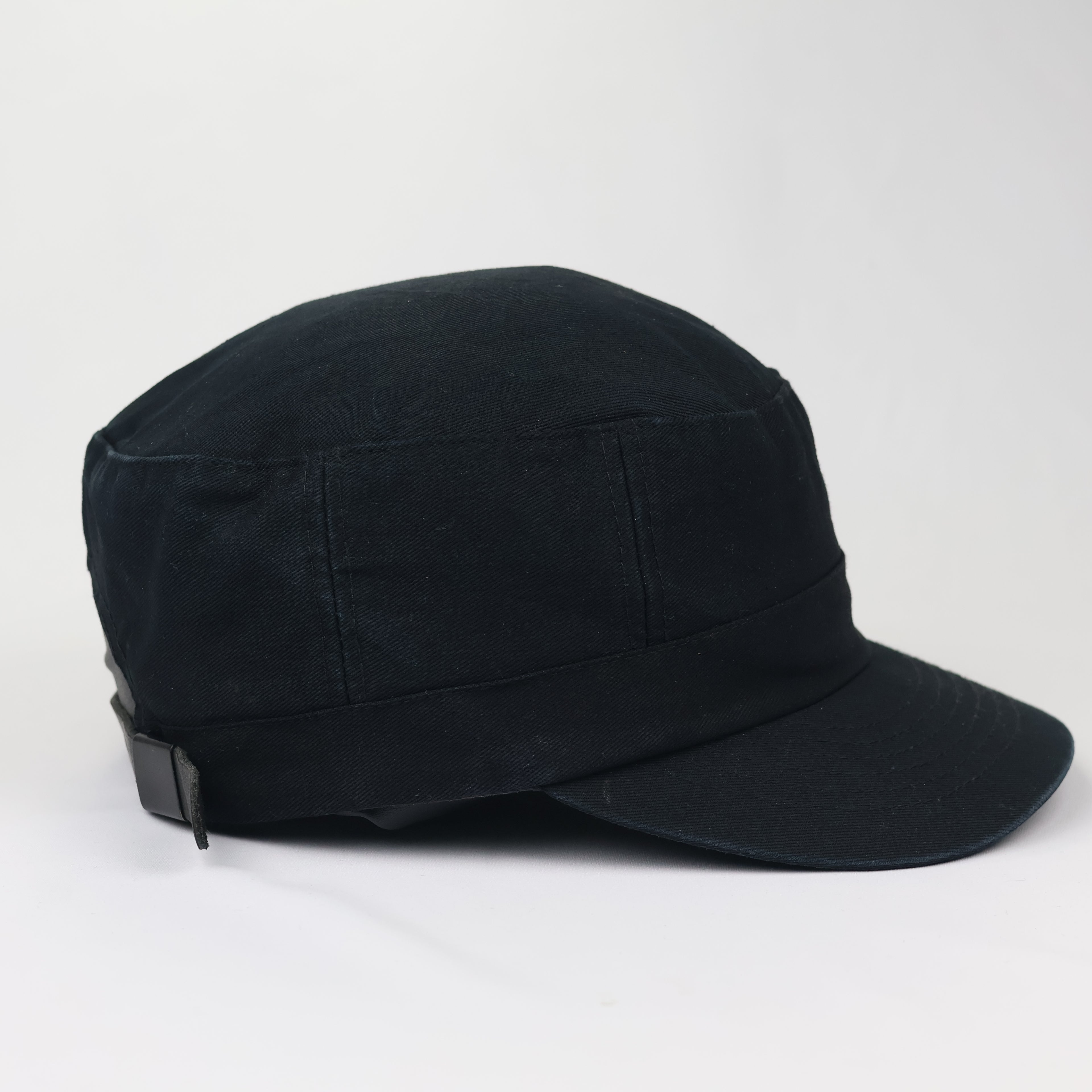 Heavenhall Quality Black Cotton Cadet Hat - Eagle Graphic Streetwear Cap