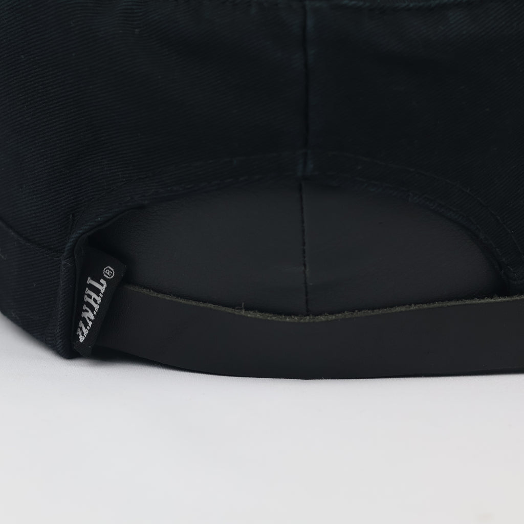 Heavenhall Quality Black Cotton Cadet Hat - Eagle Graphic Streetwear Cap