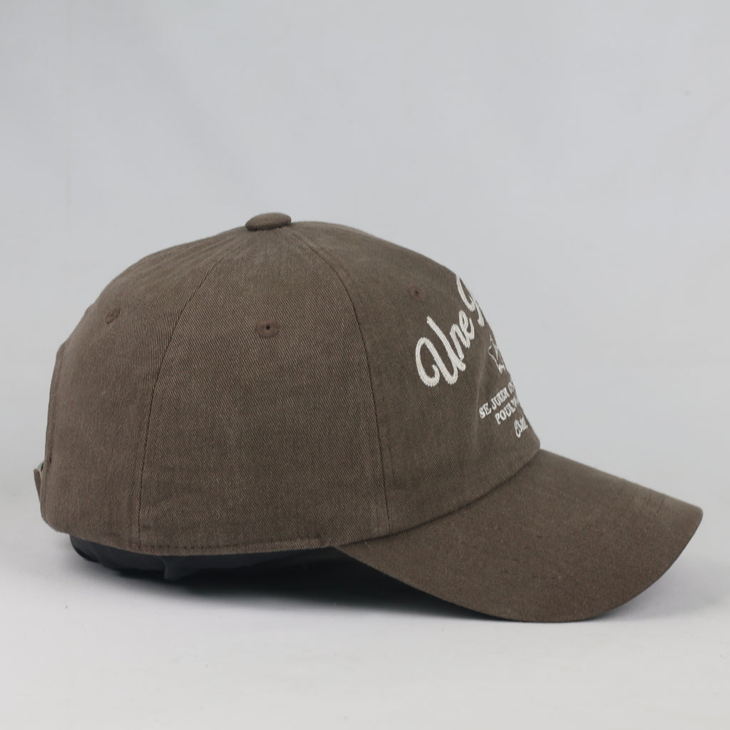 Thrifted 8seconds Brown Cotton Strapback Cap - Size 56-58cm