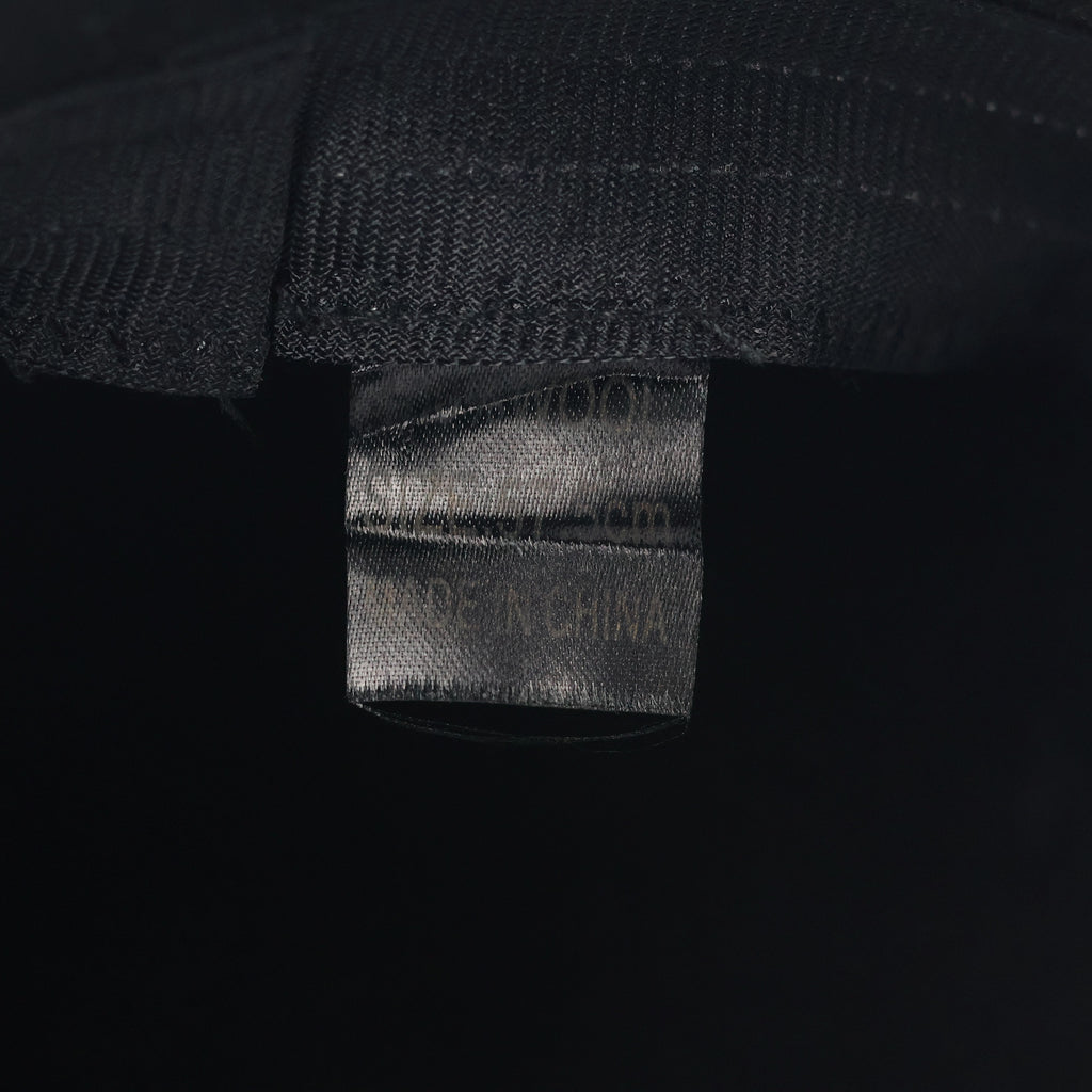 Essential Solid Black Wool Thrifted Hat - Classic Unisex Knit Hat