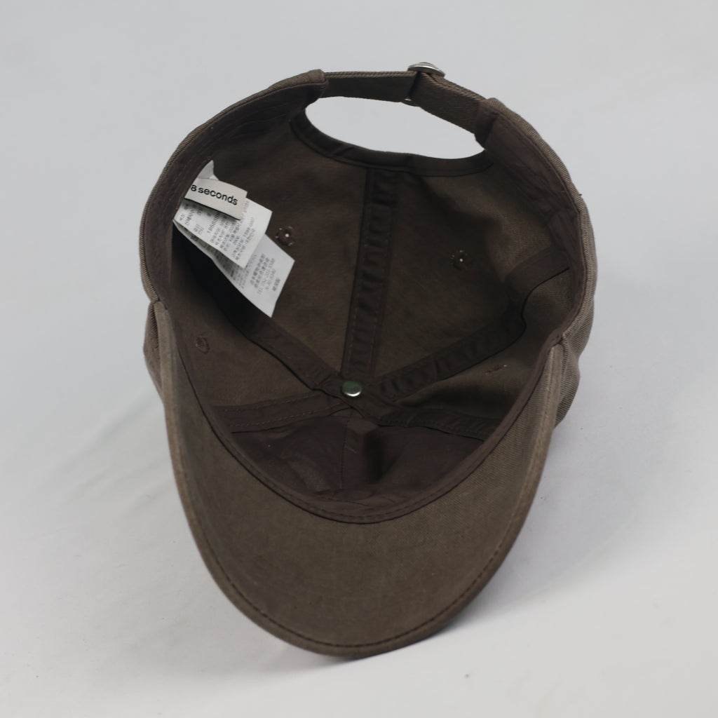 Thrifted 8seconds Brown Cotton Strapback Cap - Size 56-58cm