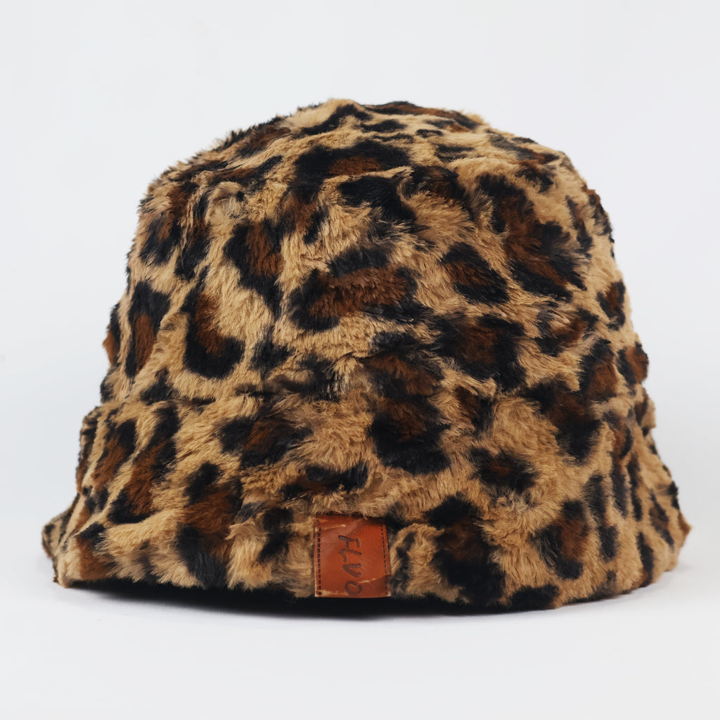 Women’s Premium Wool Tiger Print Winter Thrifted Beanie - Warm Natural Knit Hat