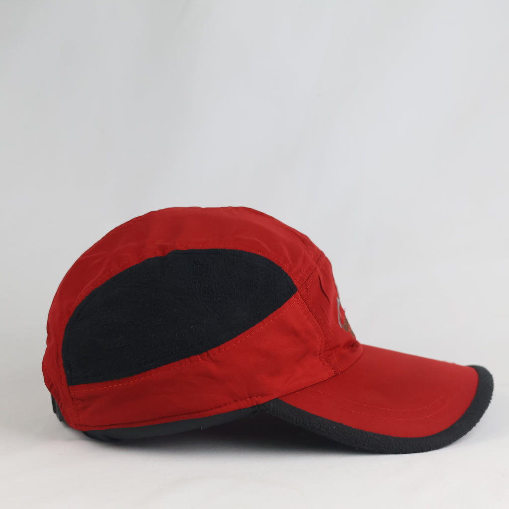 Thrifted World Mountain Everest 8848 Red Nylon Strapback Hiking Cap | 10888