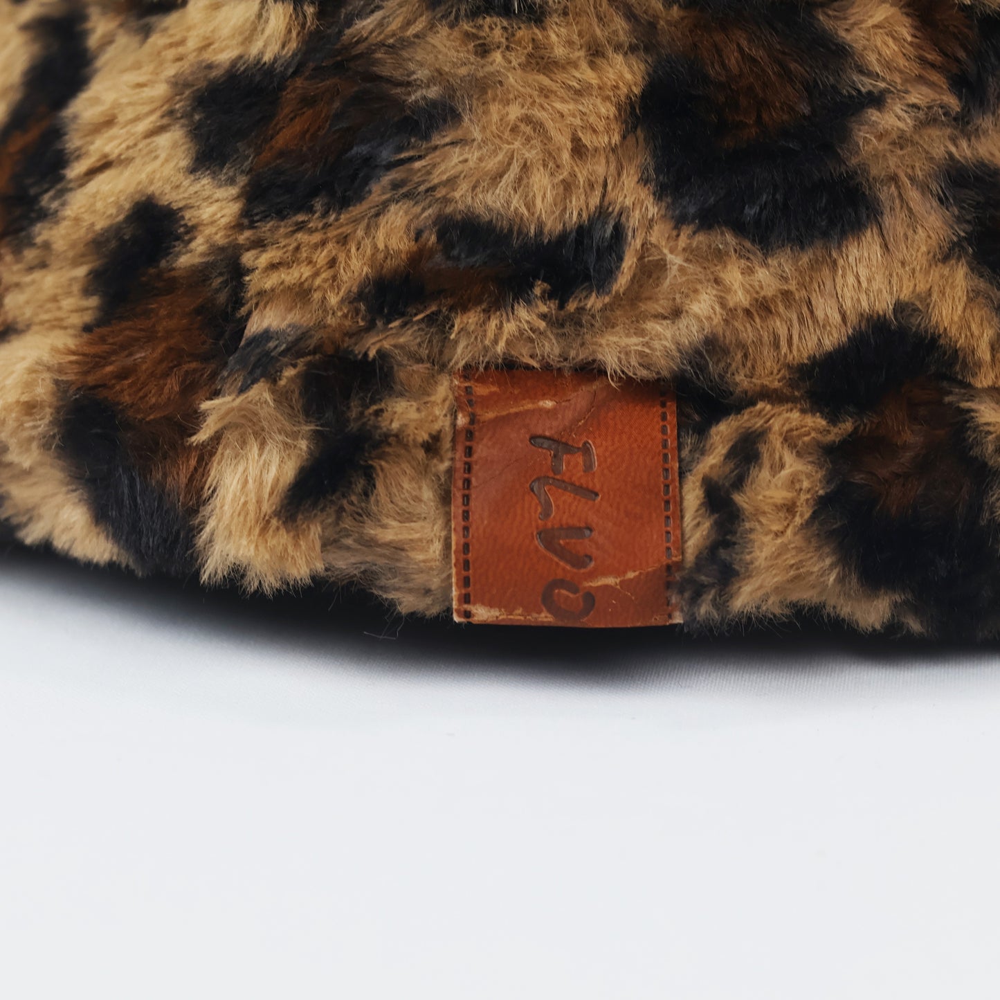 Women’s Premium Wool Tiger Print Winter Thrifted Beanie - Warm Natural Knit Hat