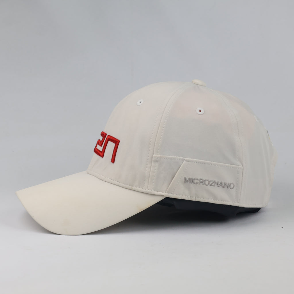 Thrifted National Geographic Cream Performance Baseball Cap - Size 57-59cm