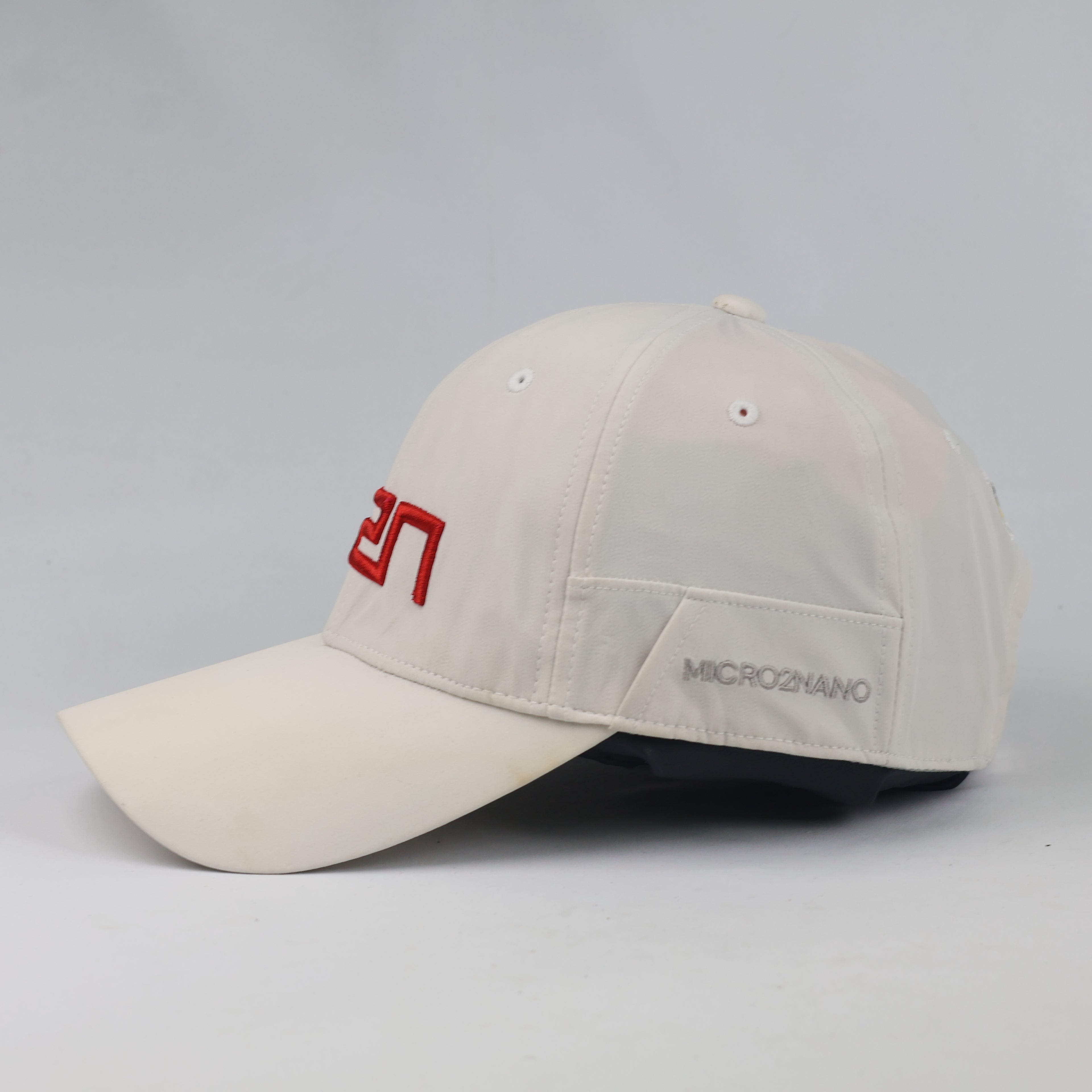 Thrifted National Geographic Cream Performance Baseball Cap - Size 57-59cm
