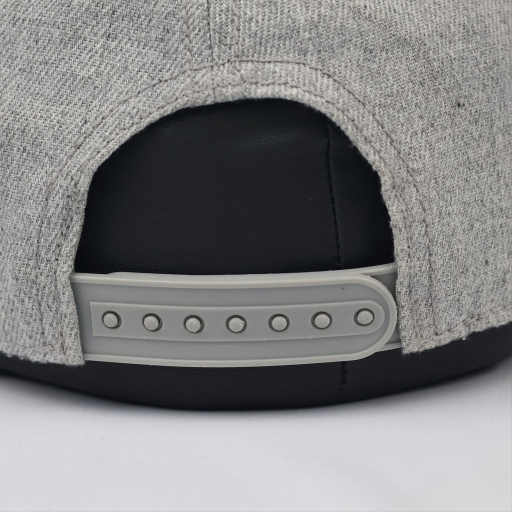 Vintage H&M NASA Embroidered Logo Snapback Thrifted Cap - Heather Grey