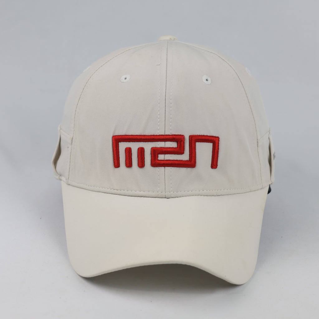 Thrifted National Geographic Cream Performance Baseball Cap - Size 57-59cm