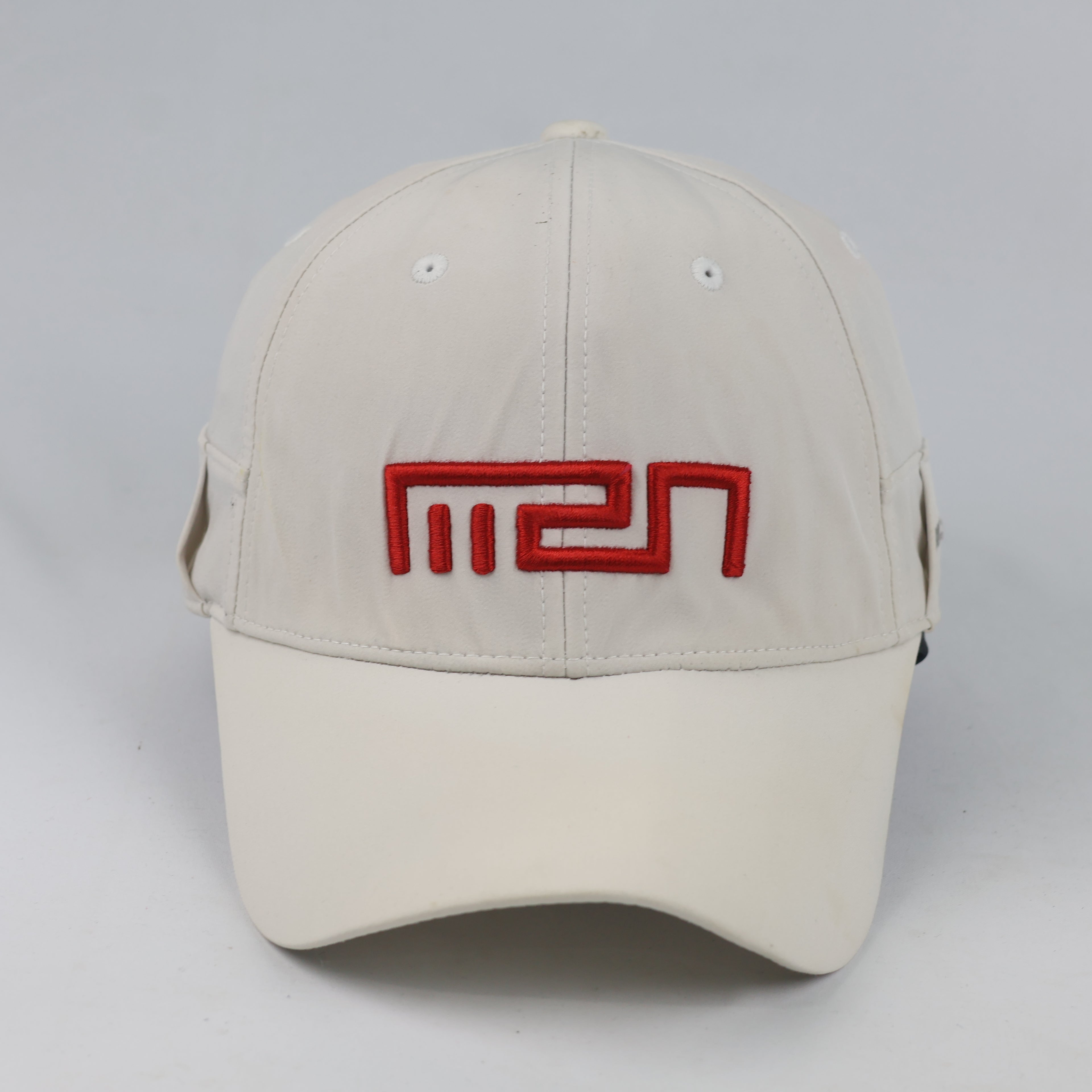 Thrifted National Geographic Cream Performance Baseball Cap - Size 57-59cm