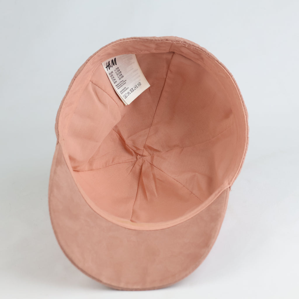 Thrifted H&M Classic Pink Baseball Cap - Curved Brim Size L (58cm) |10992