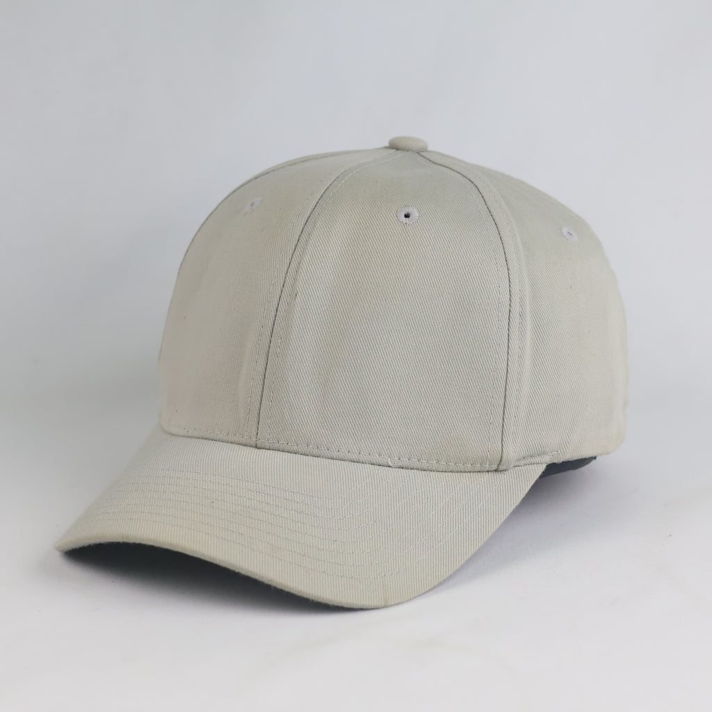 Thrifted Flexfit Yupoong Beige Stretch-Fit Cap (Size 57–59 cm) | 10874