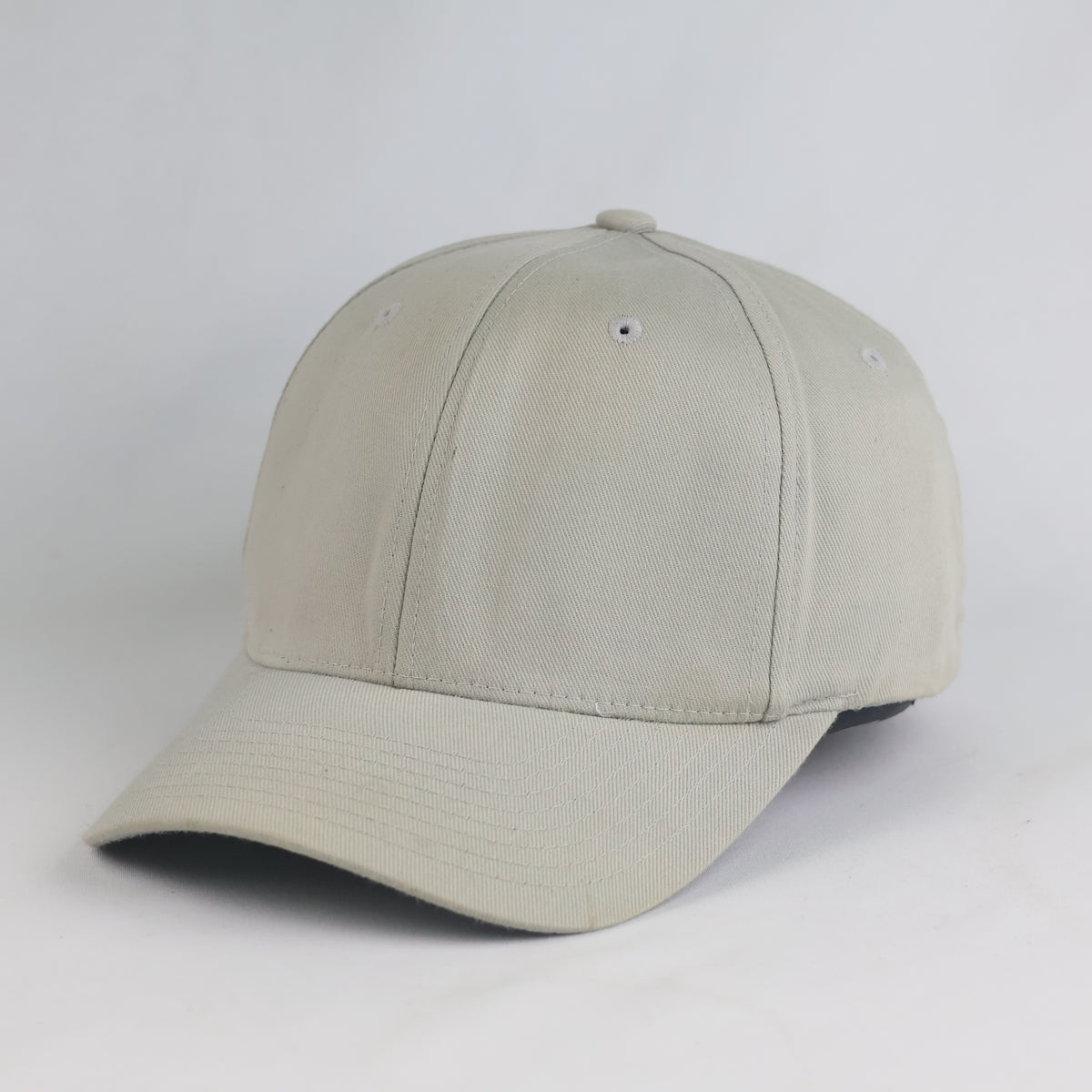 Thrifted Flexfit Yupoong Beige Stretch-Fit Cap (Size 57–59 cm) | 10874