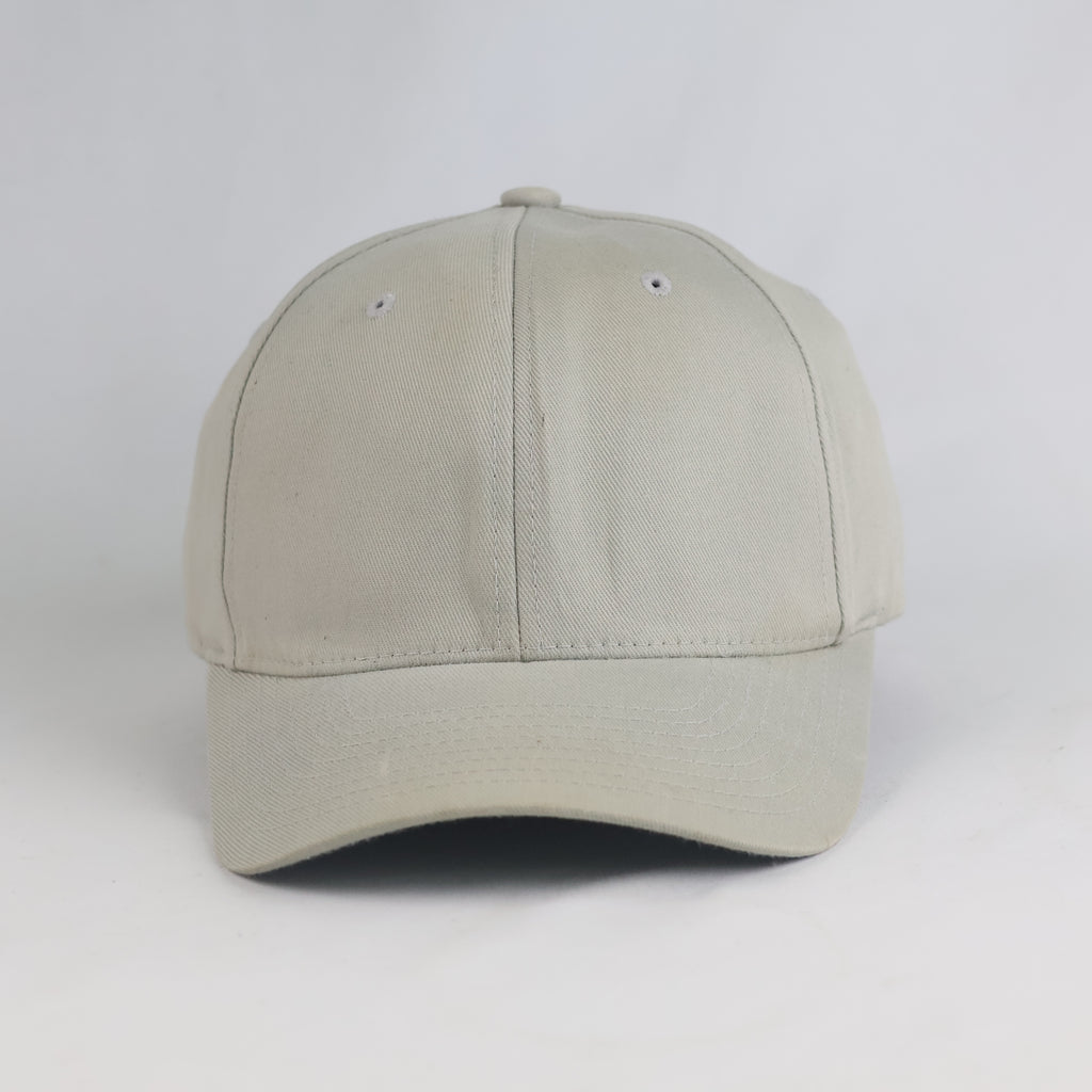 Thrifted Flexfit Yupoong Beige Stretch-Fit Cap (Size 57–59 cm) | 10874