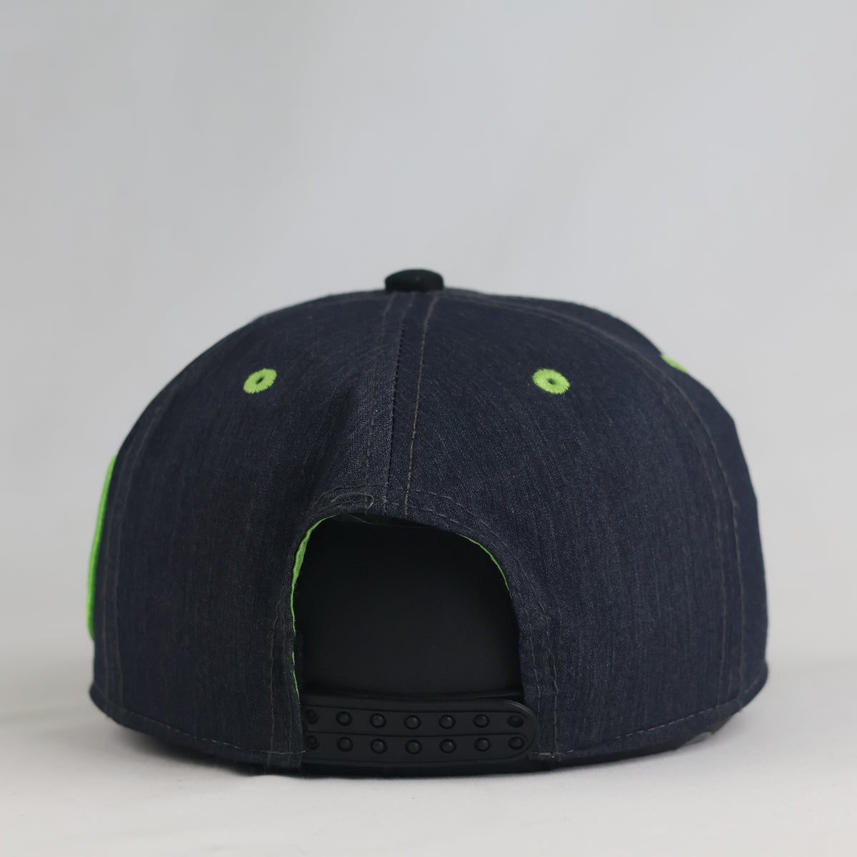 Thrifted Nintendo Super Mario Yoshi Navy Denim Snapback Cap (Size 57–59 cm) | 10872