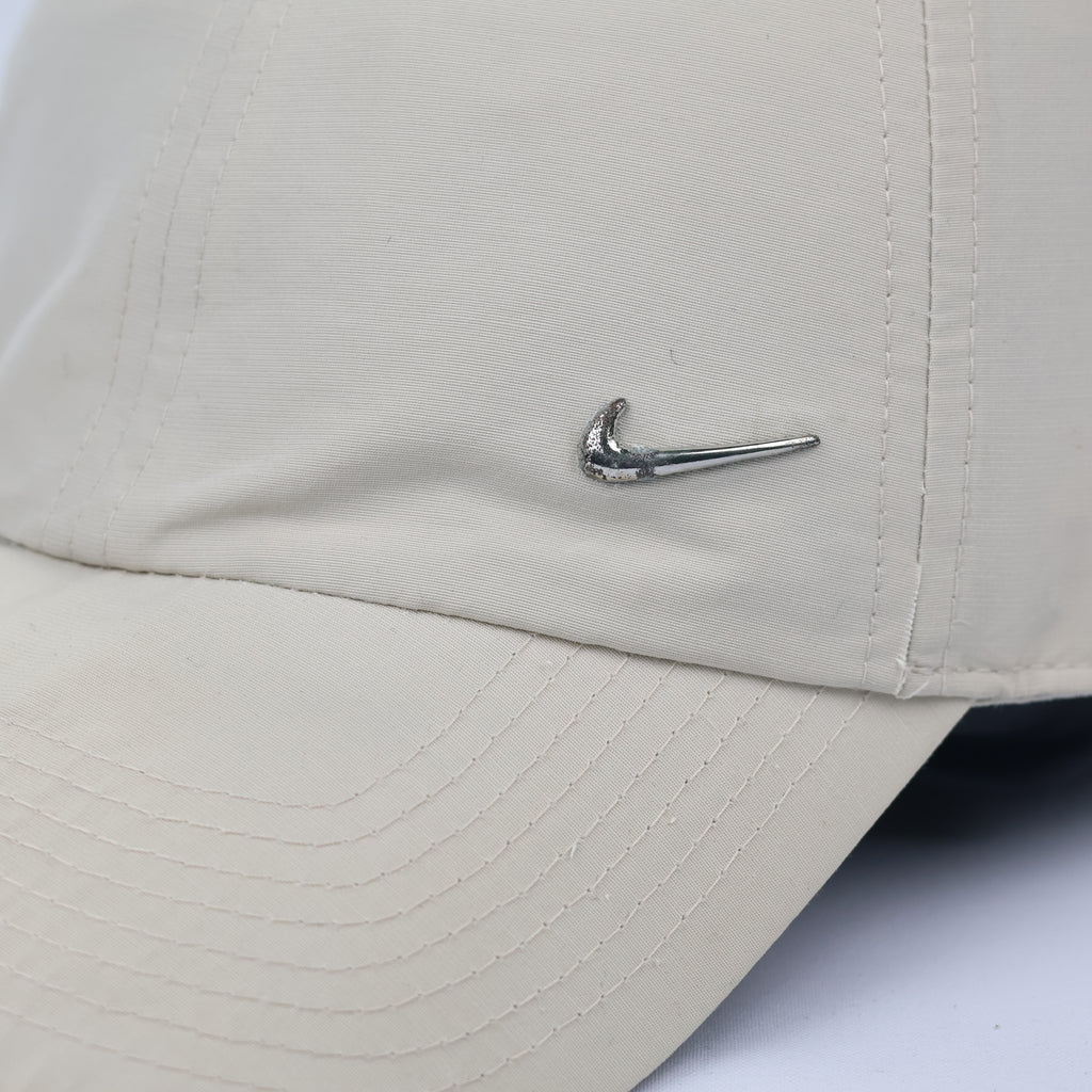 Nike Heritage86 Metal Swoosh Adjustable Thrifted Dad Hat - Sand/Beige