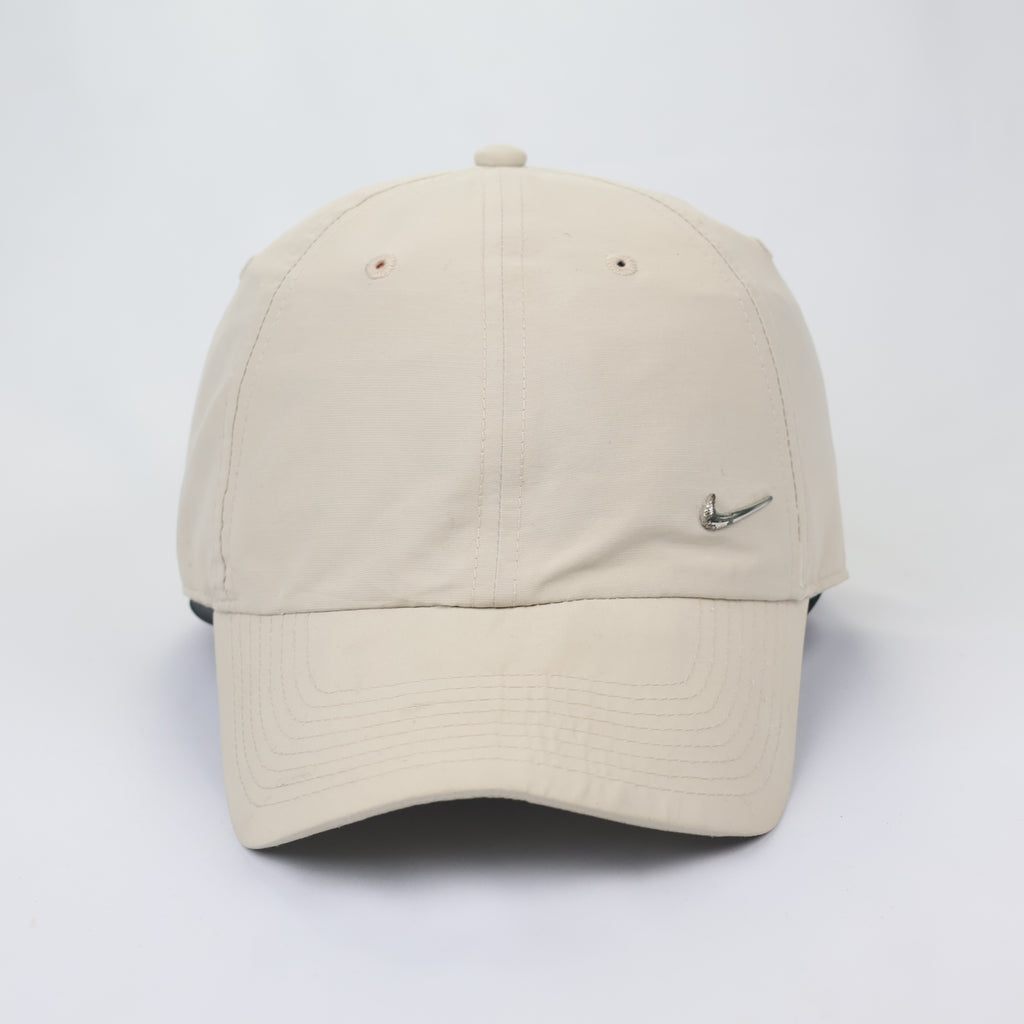Nike Heritage86 Metal Swoosh Adjustable Thrifted Dad Hat - Sand/Beige