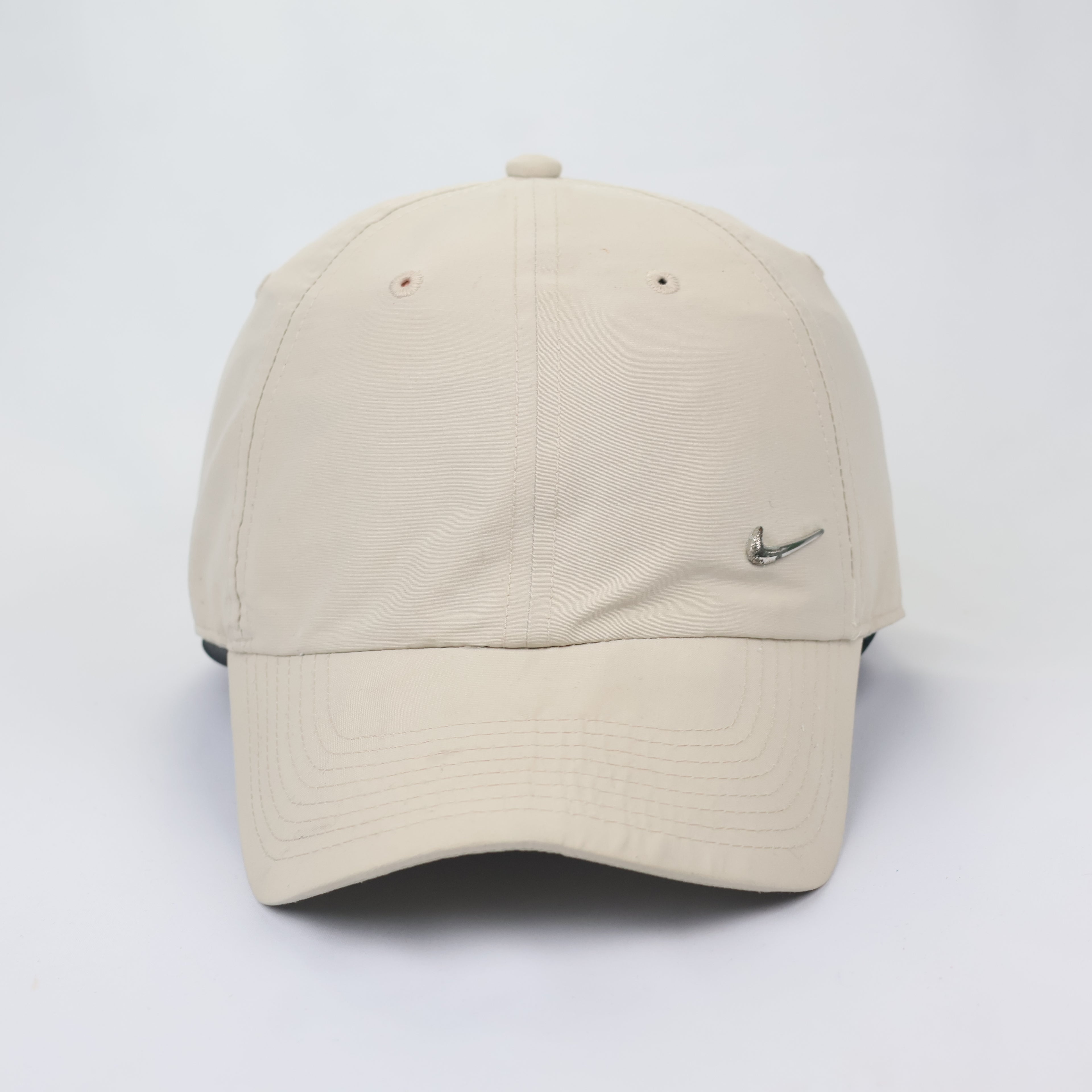 Nike Heritage86 Metal Swoosh Adjustable Thrifted Dad Hat - Sand/Beige