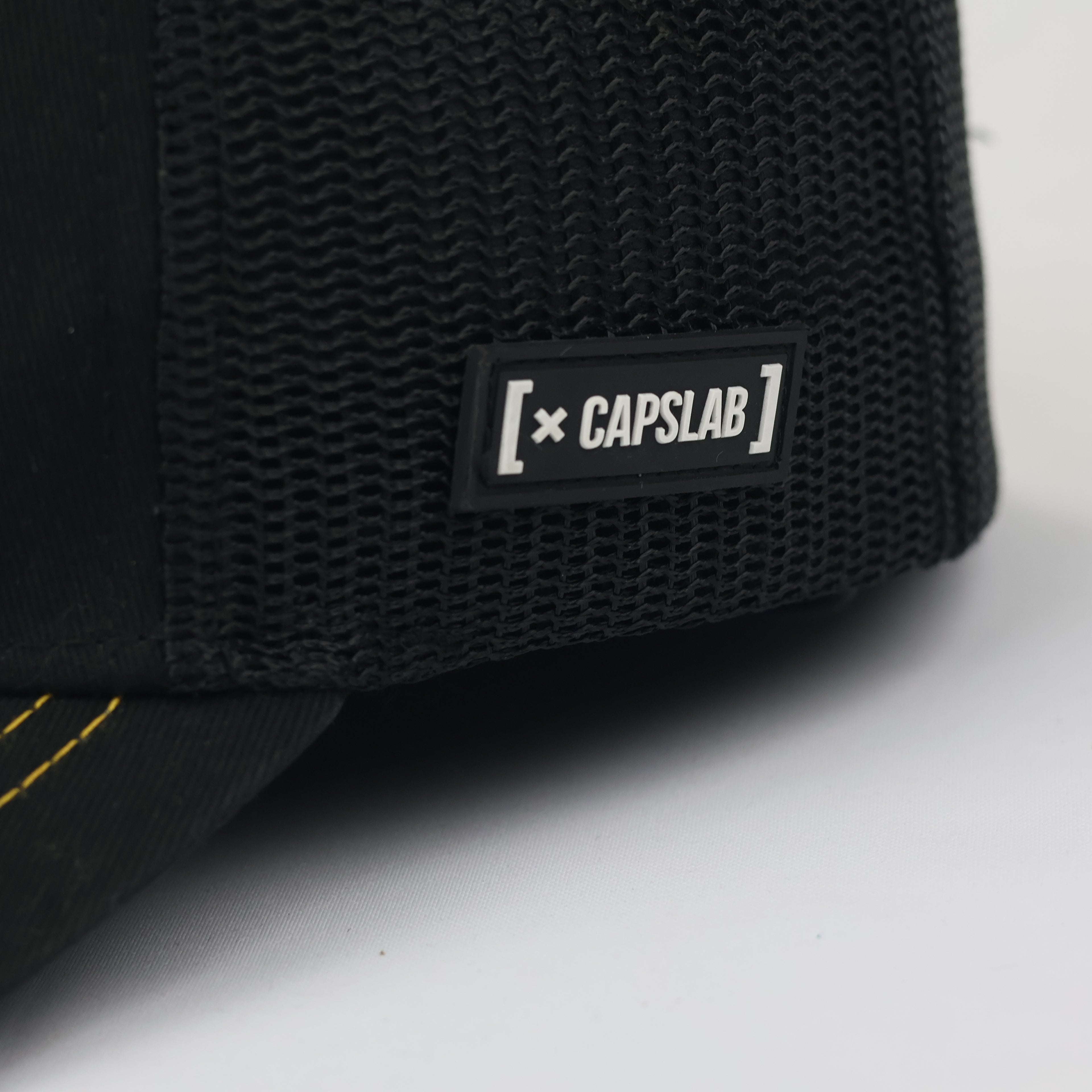Thrifted Capslab DBZ Collaboration Hat - Black with Yellow Stitching