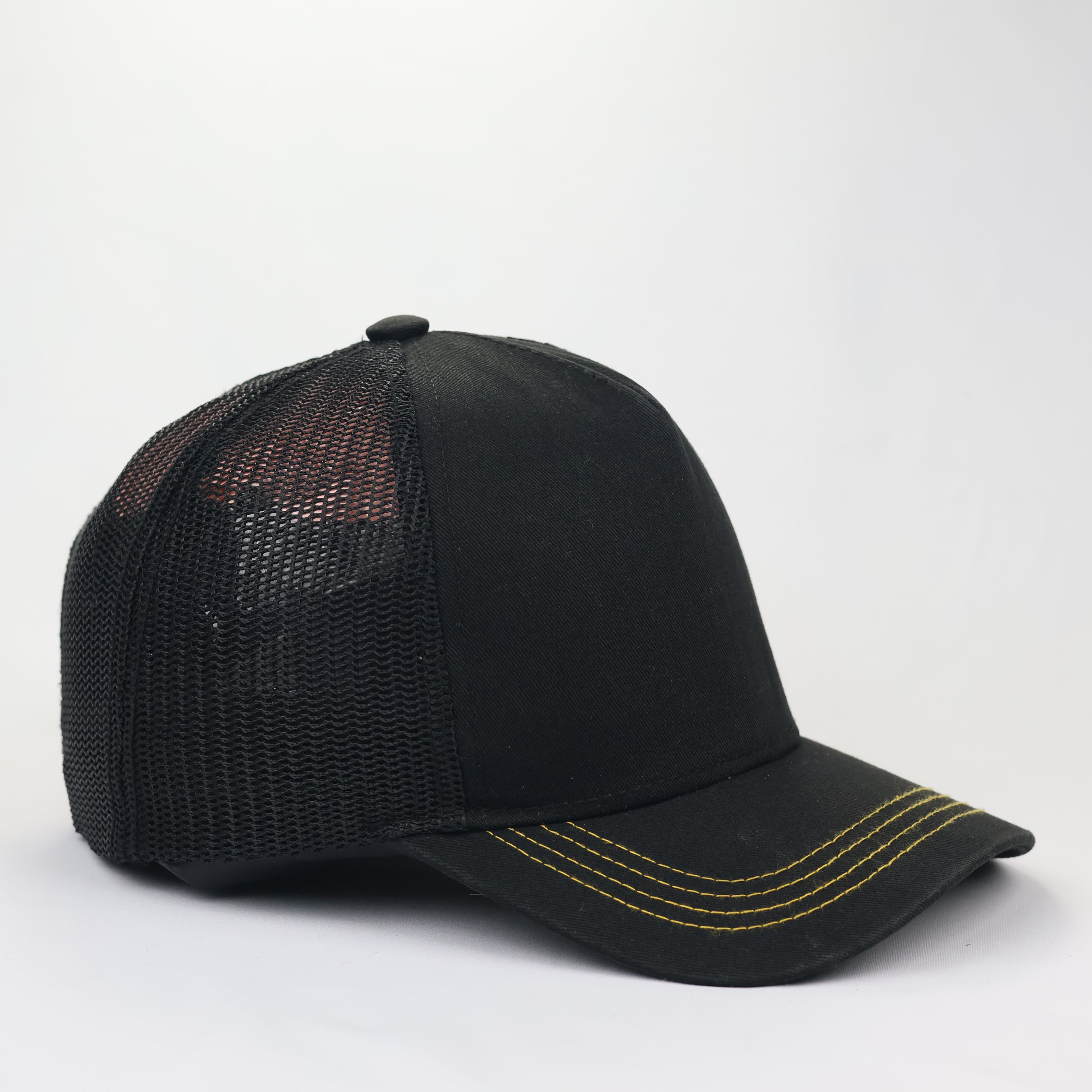 Thrifted Capslab DBZ Collaboration Hat - Black with Yellow Stitching