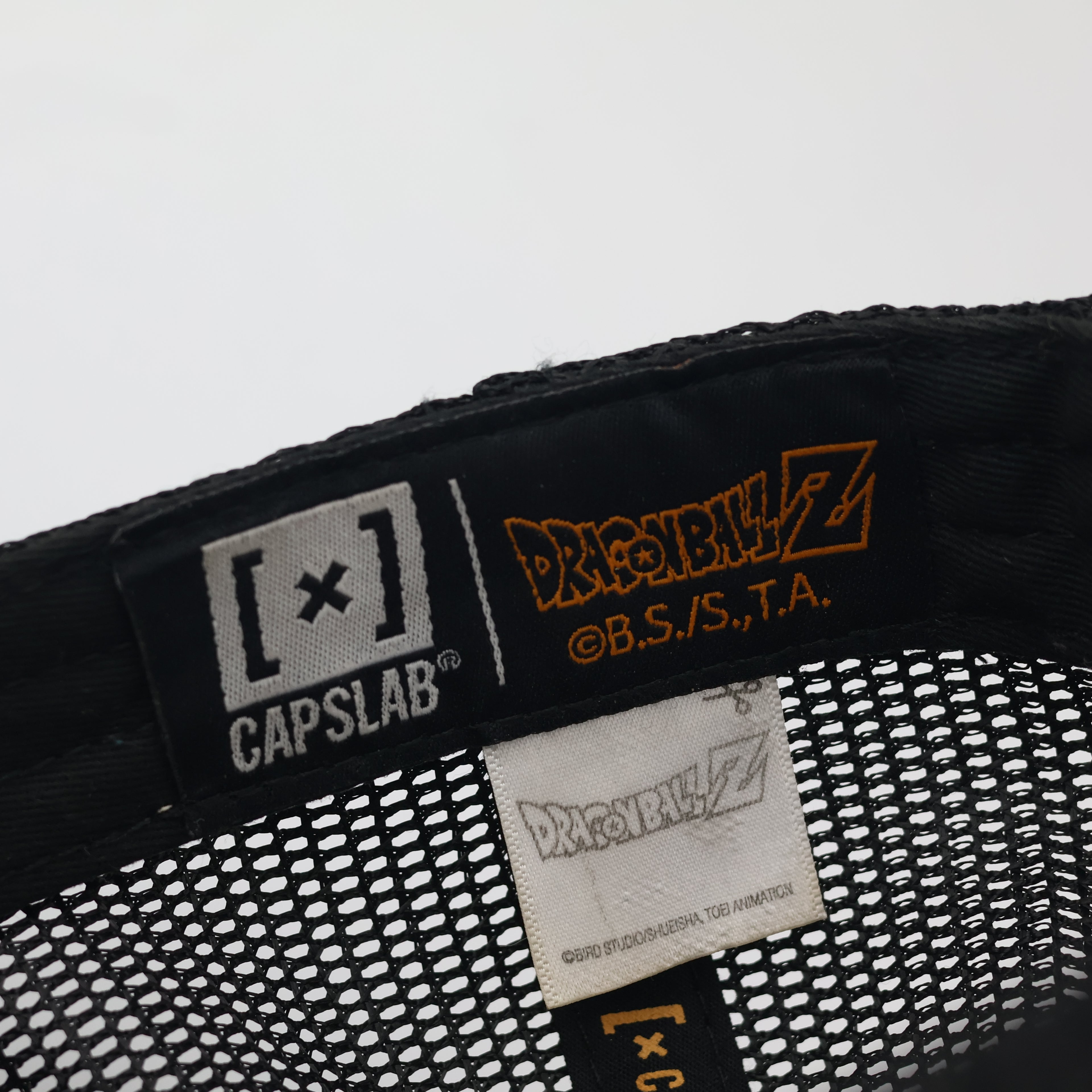 Thrifted Capslab DBZ Collaboration Hat - Black with Yellow Stitching