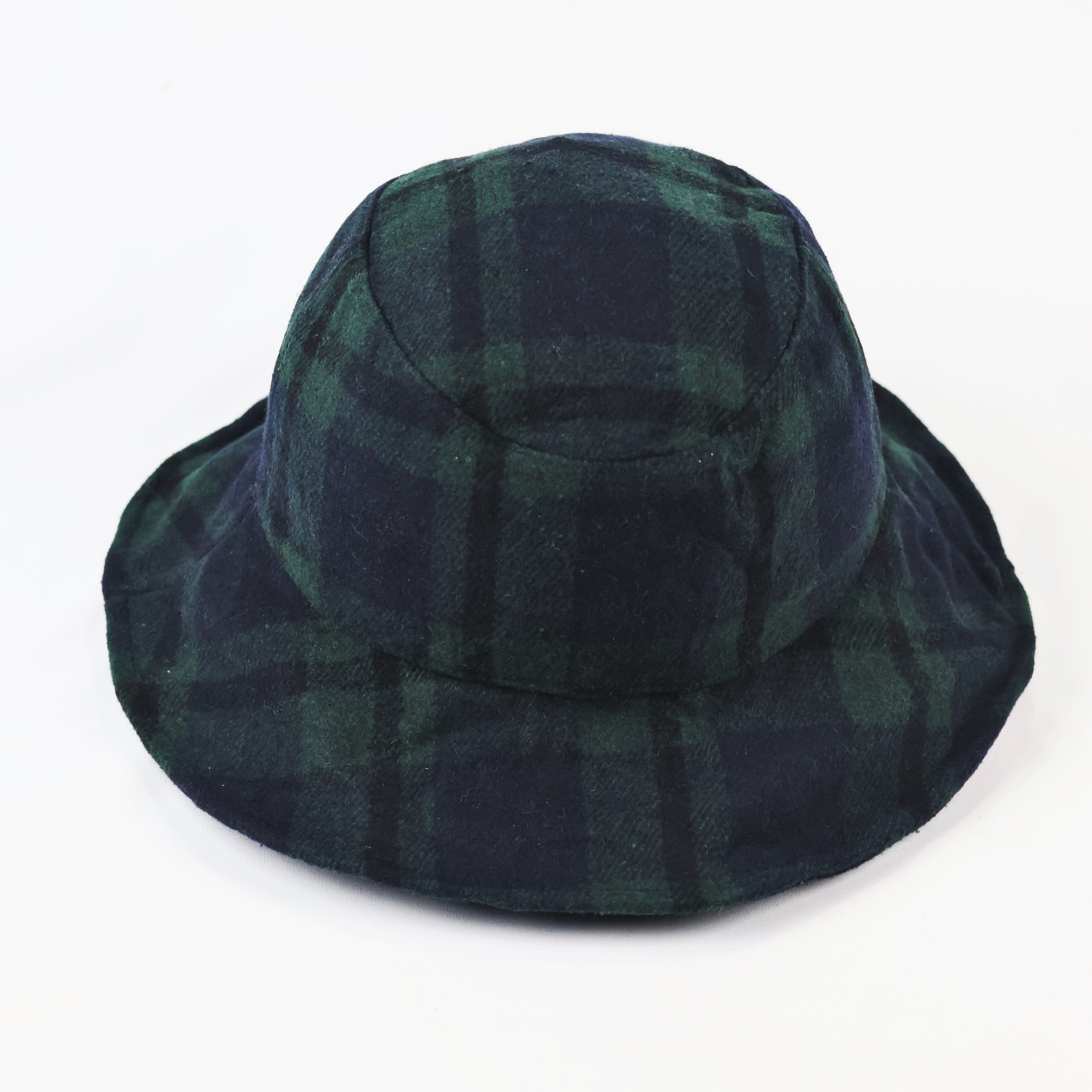 Adult Unisex Green/Black Striped Cap - Winter Style Headwear