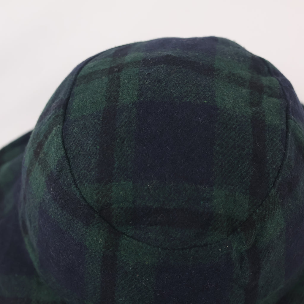 Adult Unisex Green/Black Striped Cap - Winter Style Headwear