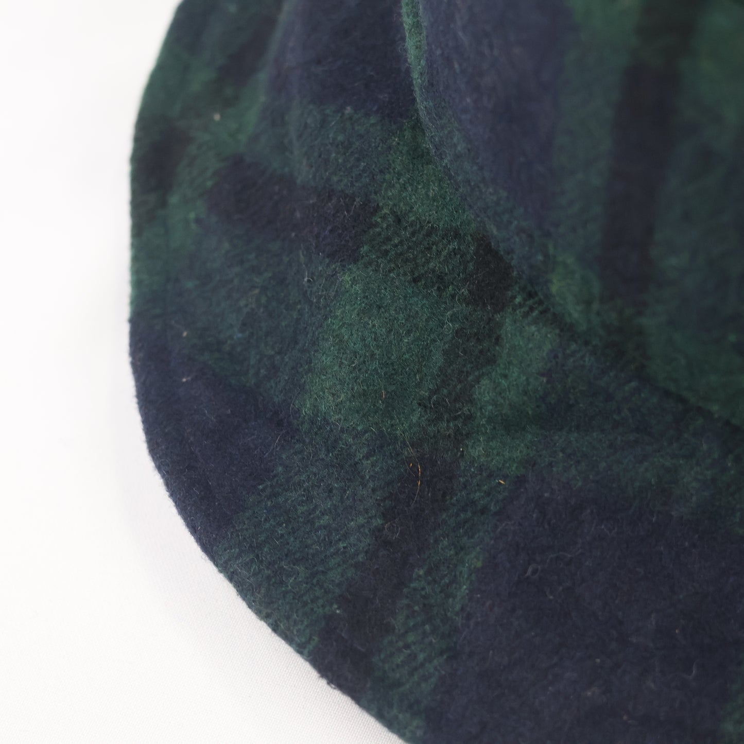 Adult Unisex Green/Black Striped Cap - Winter Style Headwear